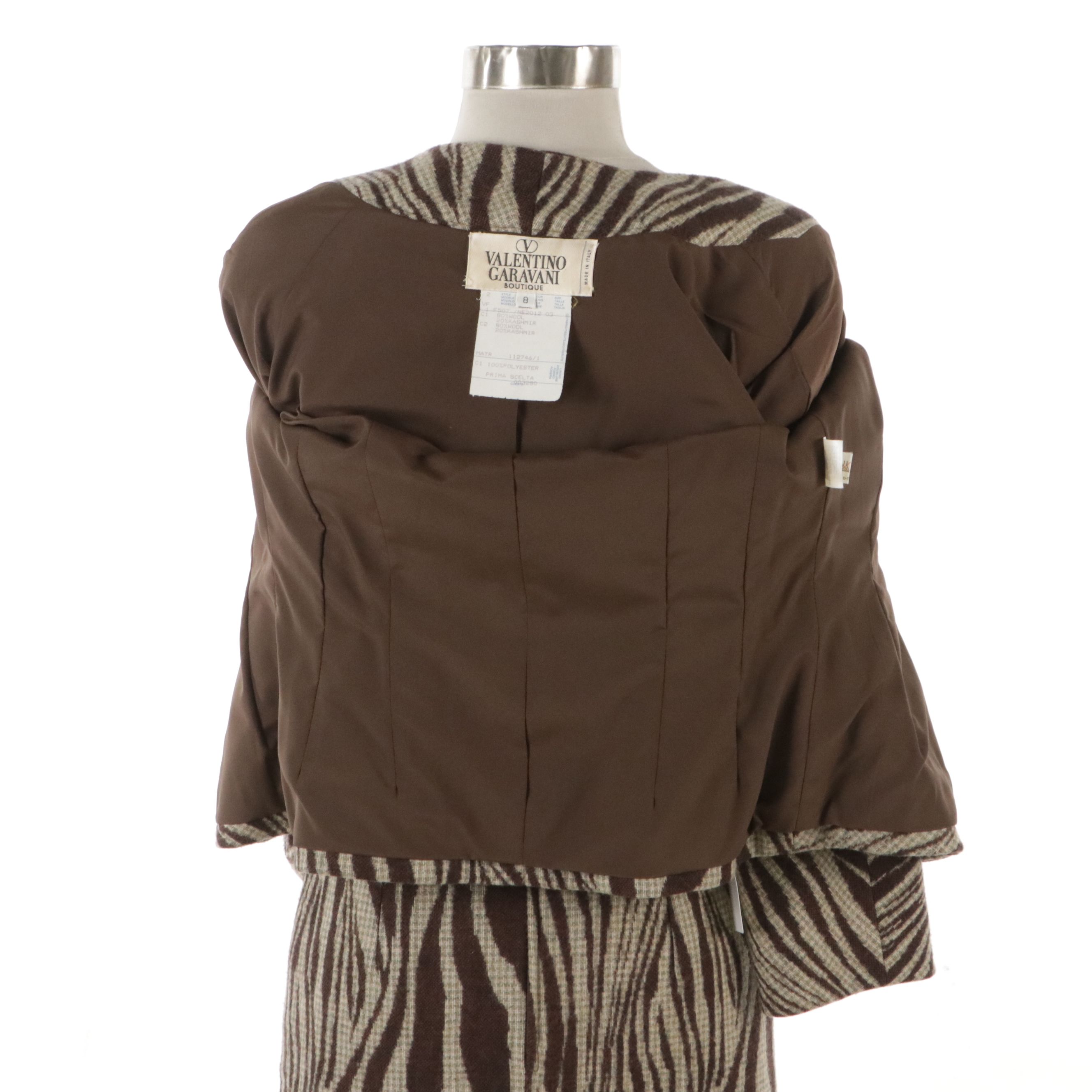 Valentino Garavani Boutique Wool and Cashmere Blend Skirt Suit