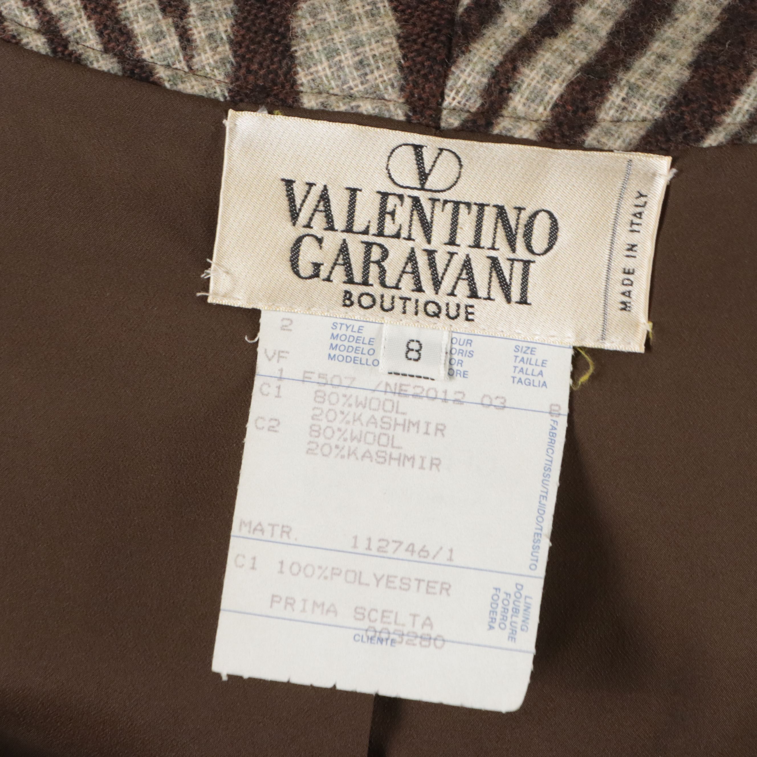 Valentino Garavani Boutique Wool and Cashmere Blend Skirt Suit