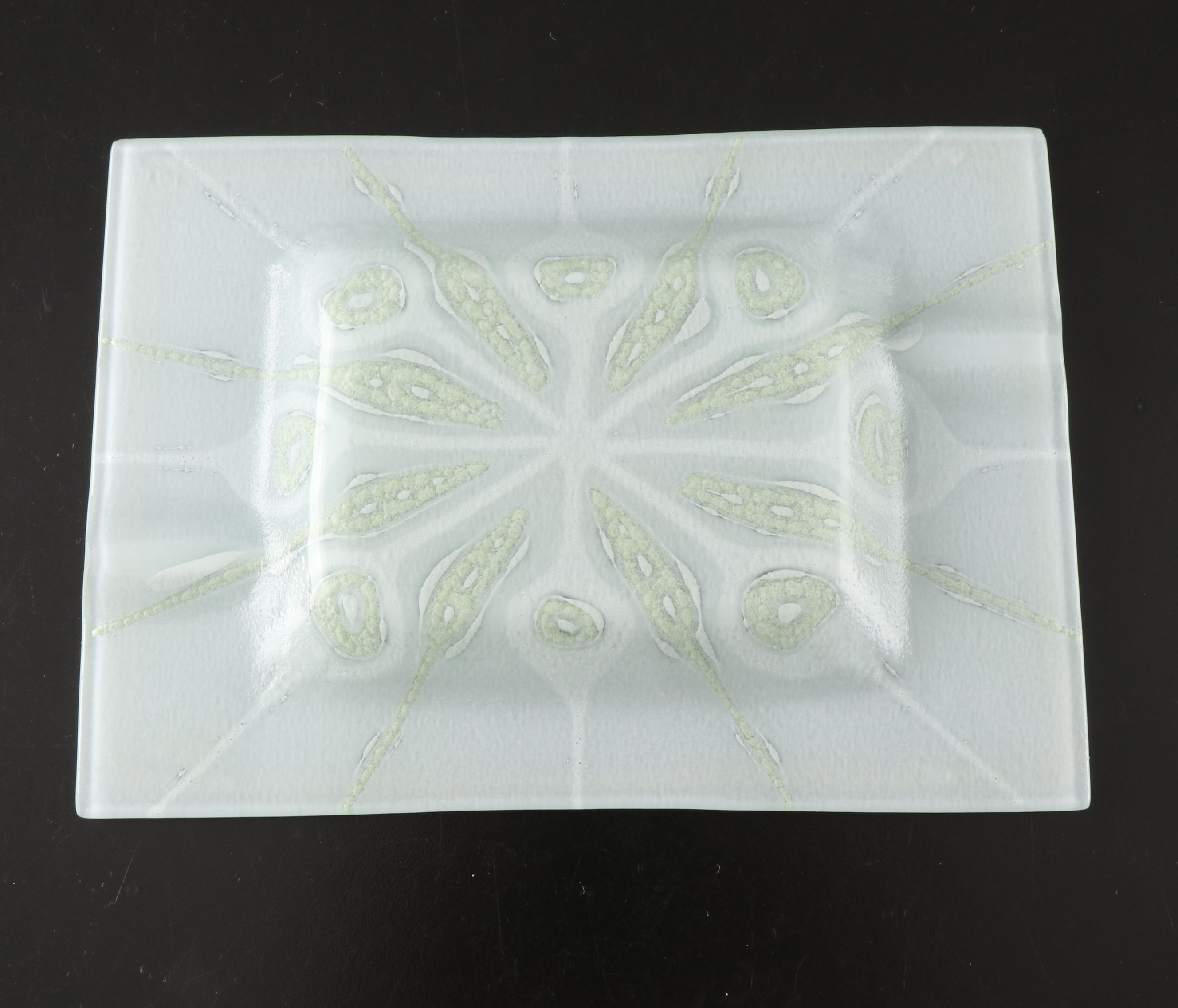 Higgins Fused Art Glass Ashtrays and Decorative Bowl, Late 20th Century