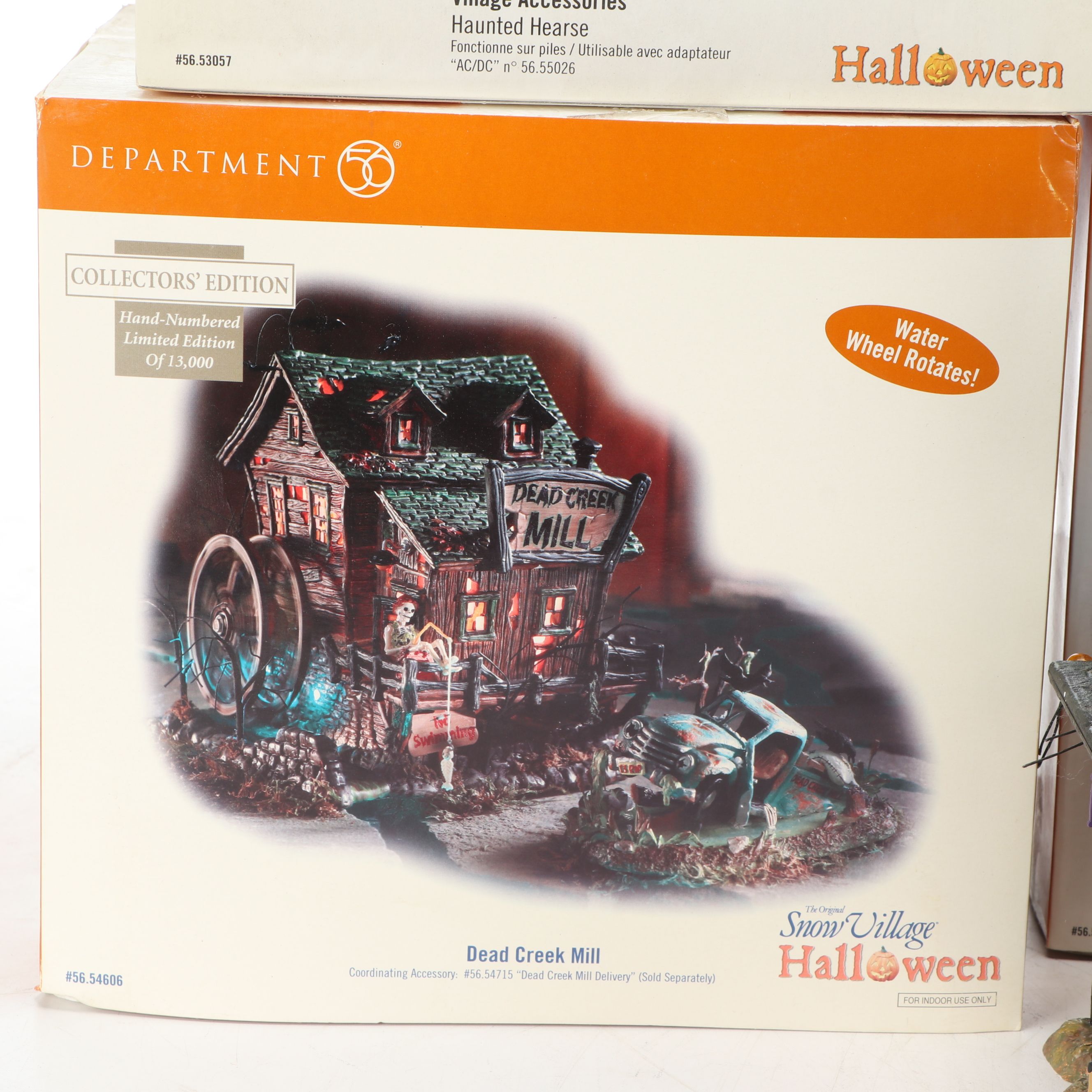 Dept. 56 Collector's Edition "Dead Creek Mill" with More Halloween Sets