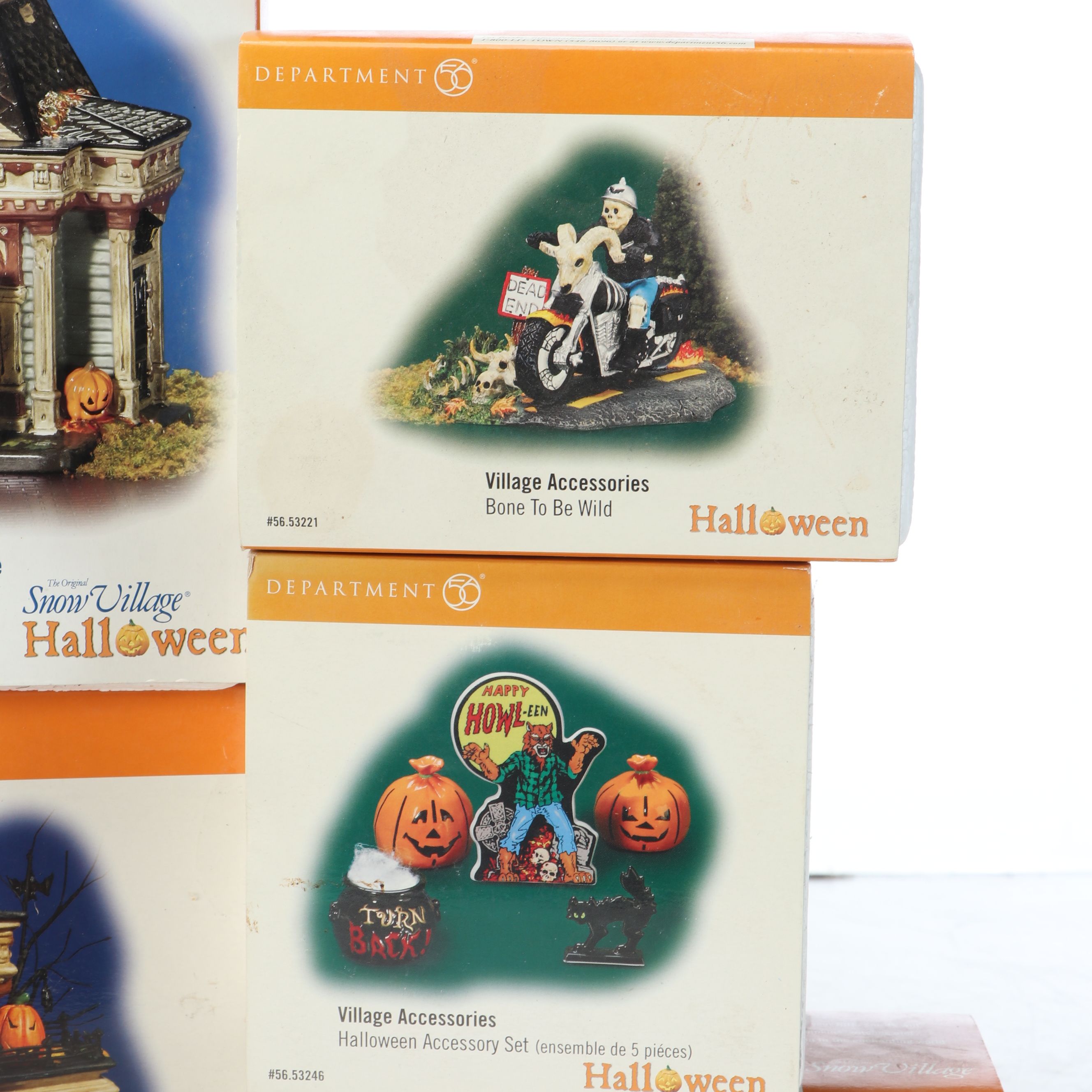 Dept. 56 Collector's Edition "Dead Creek Mill" with More Halloween Sets