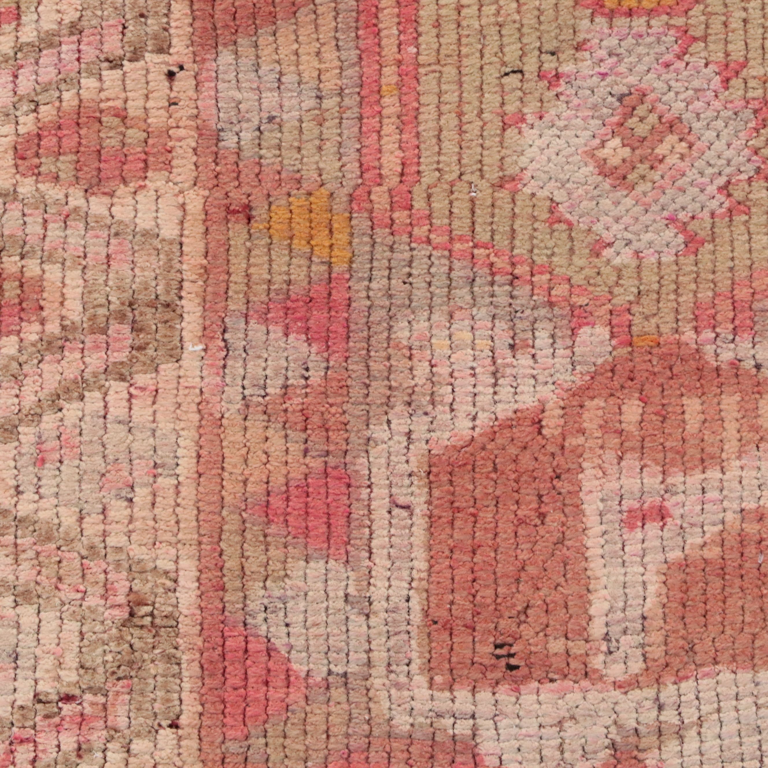 2'8 x 8'9 Hand-Knotted Turkish Anatolian Carpet Runner