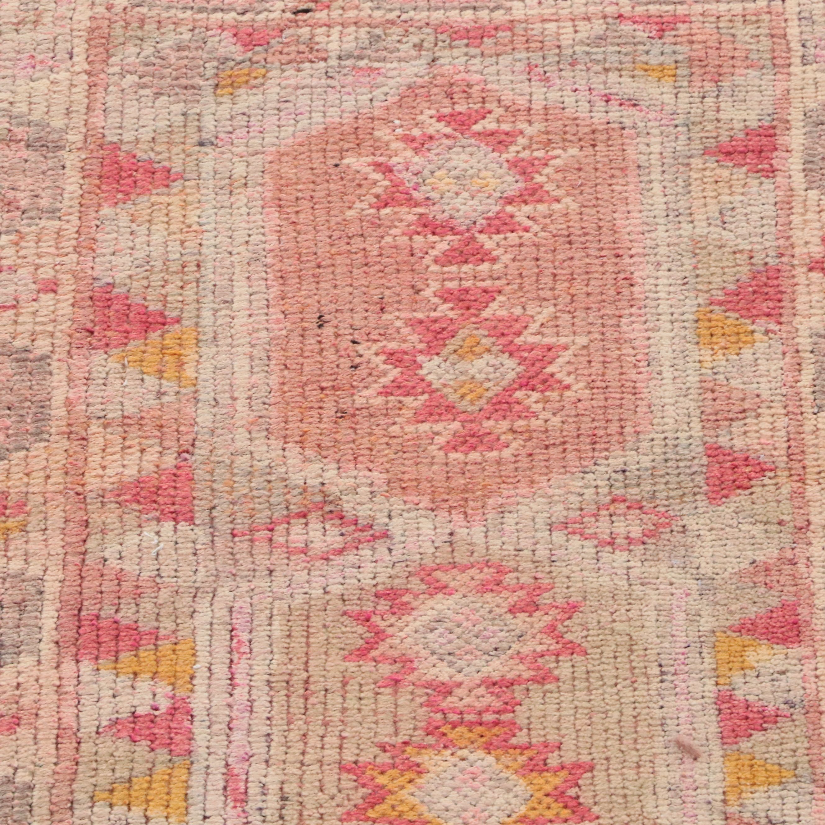 2'8 x 8'9 Hand-Knotted Turkish Anatolian Carpet Runner