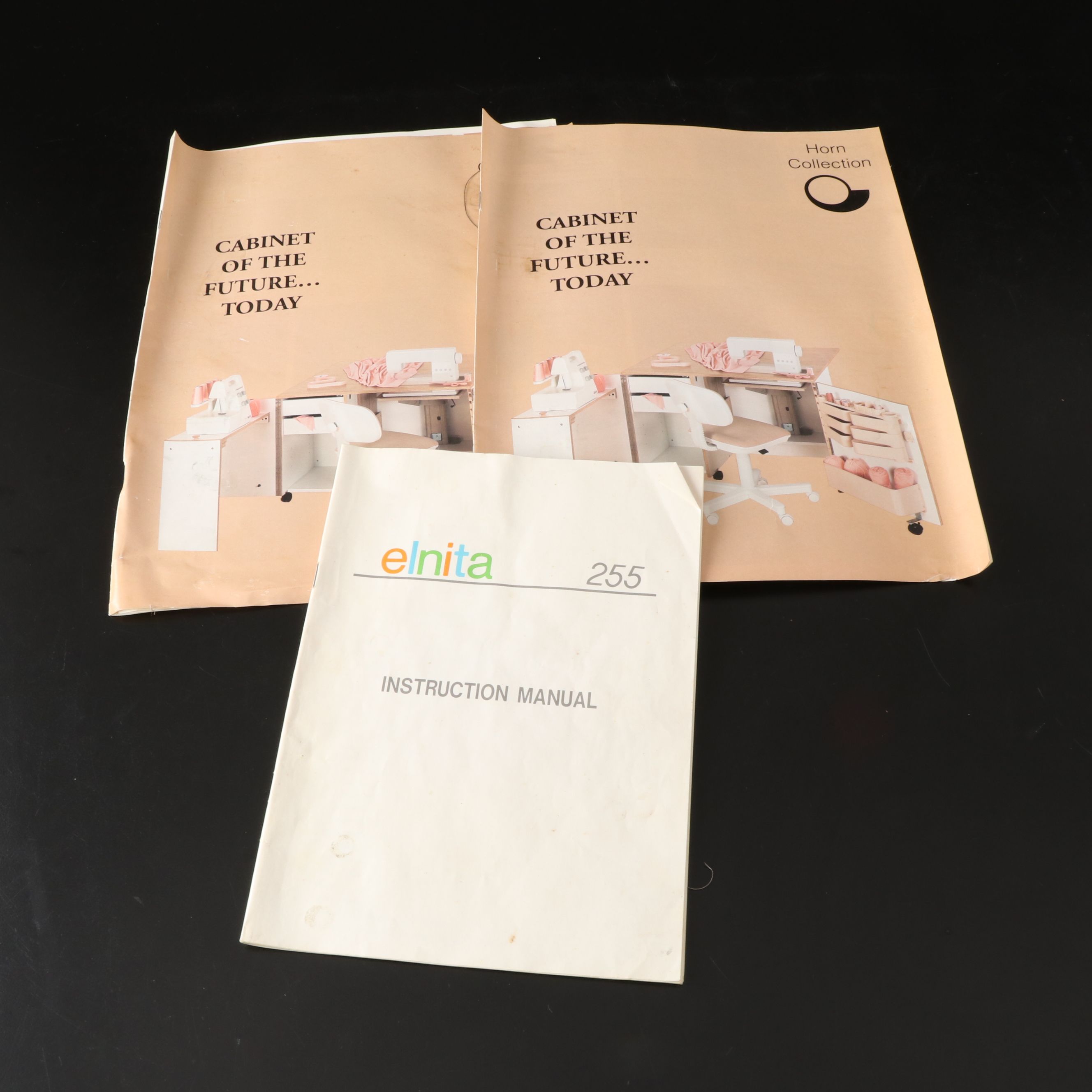 Elna Elnita 225 Electric Sewing Machine with Carrying Case, 1990s