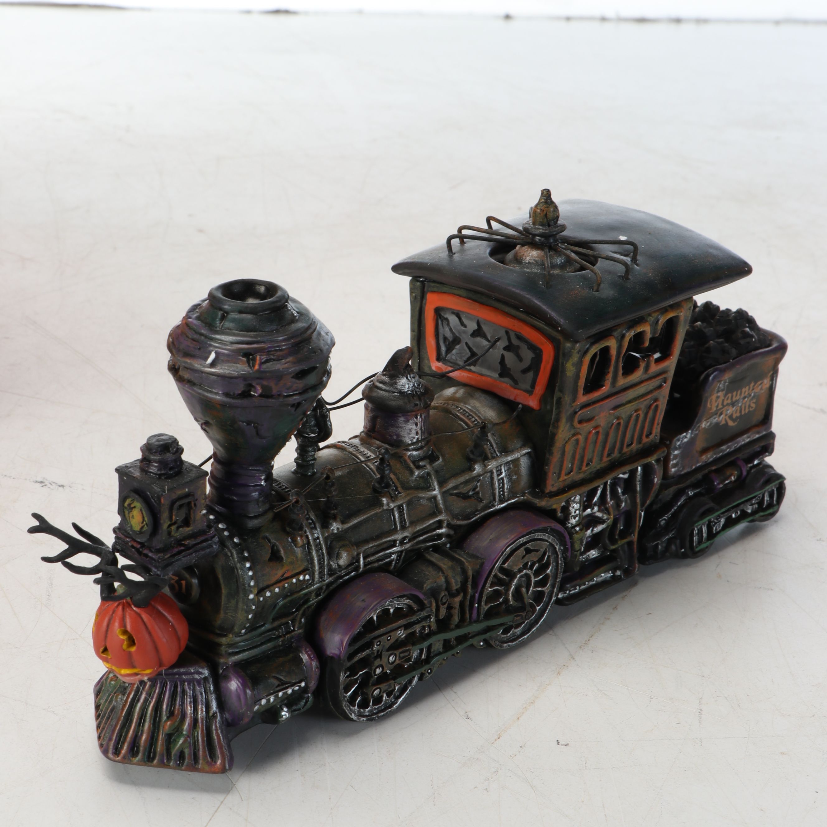 Snow Village Halloween 10th Anniversary "Rickety Railroad Station" with More Set