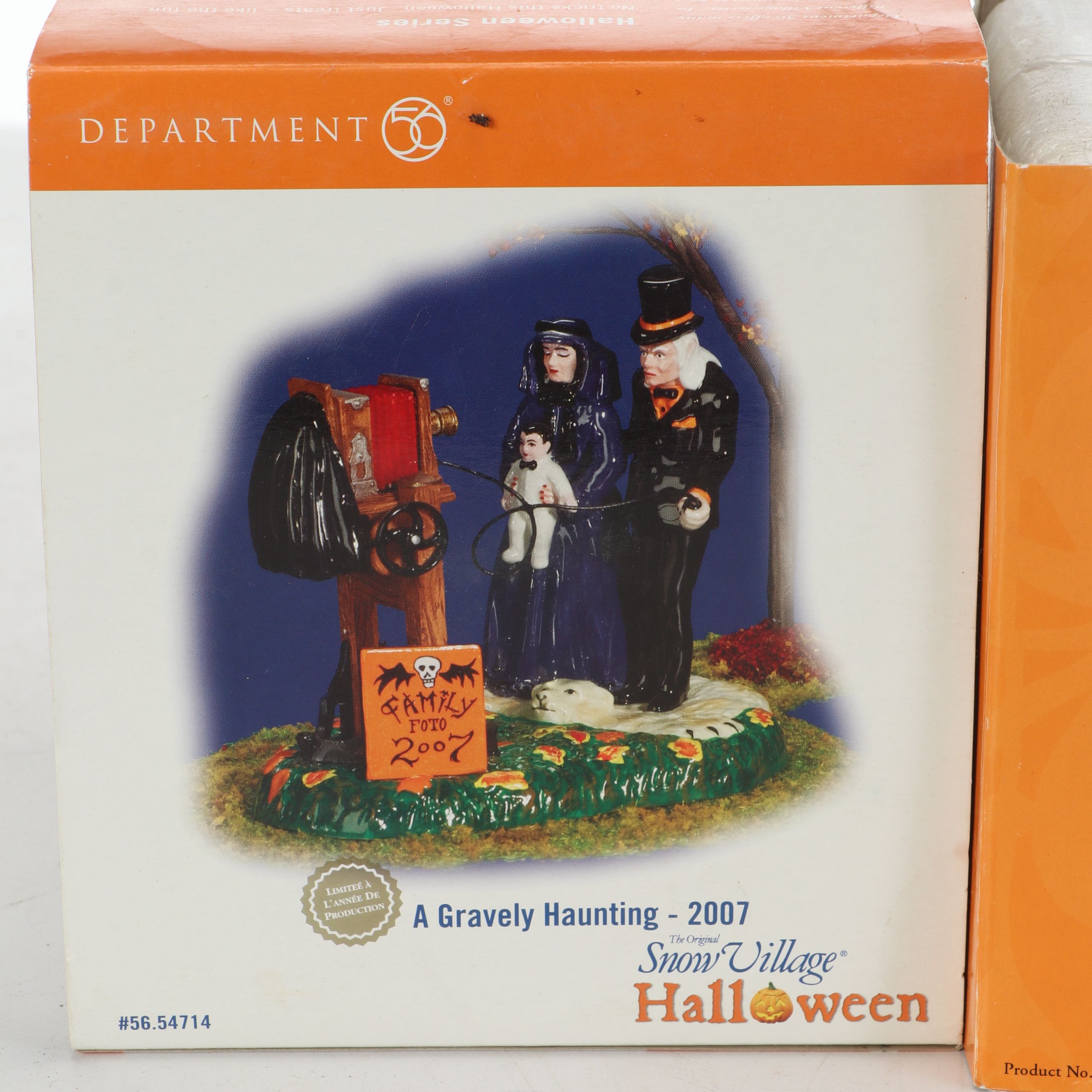 Snow Village Halloween 10th Anniversary "Rickety Railroad Station" with More Set