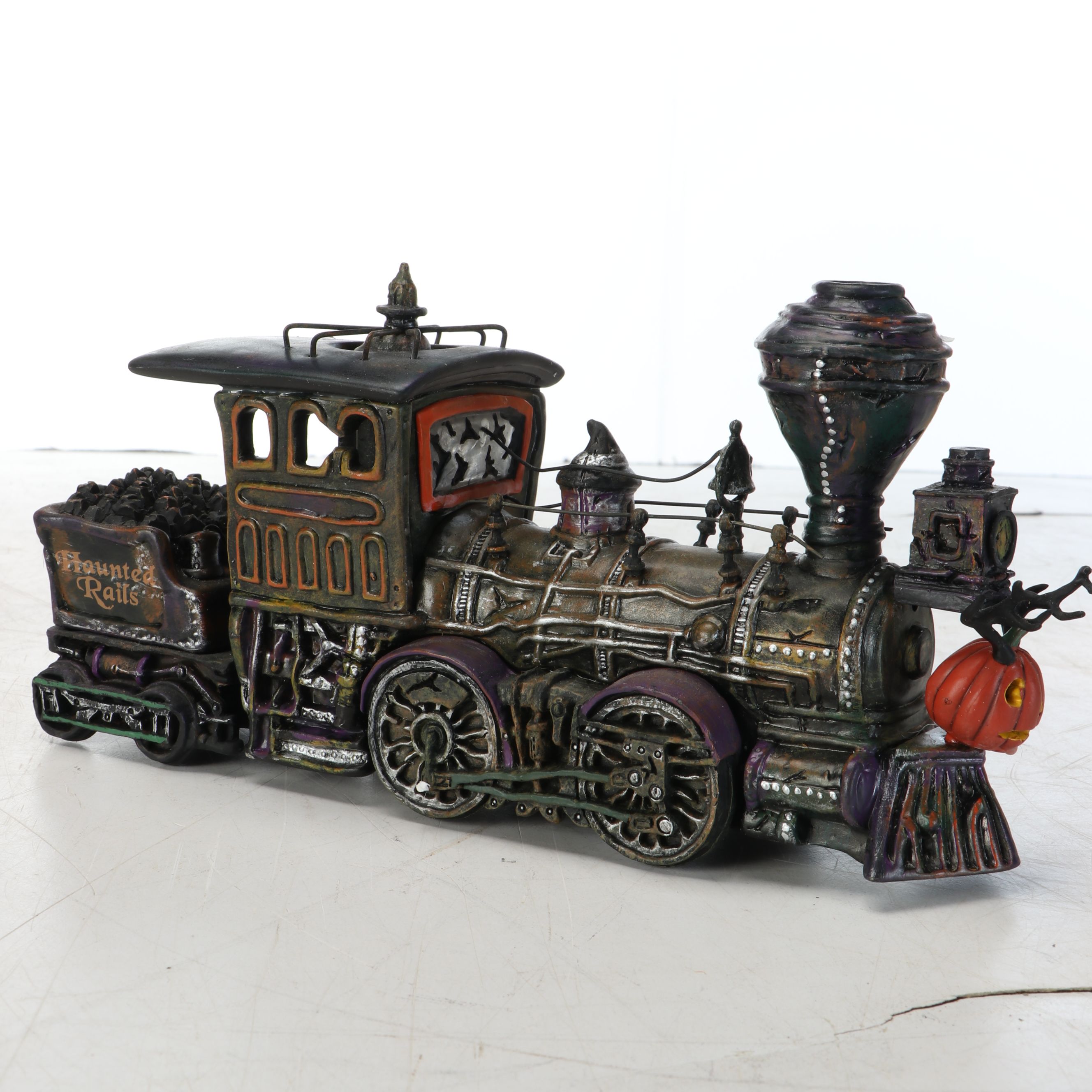 Snow Village Halloween 10th Anniversary "Rickety Railroad Station" with More Set