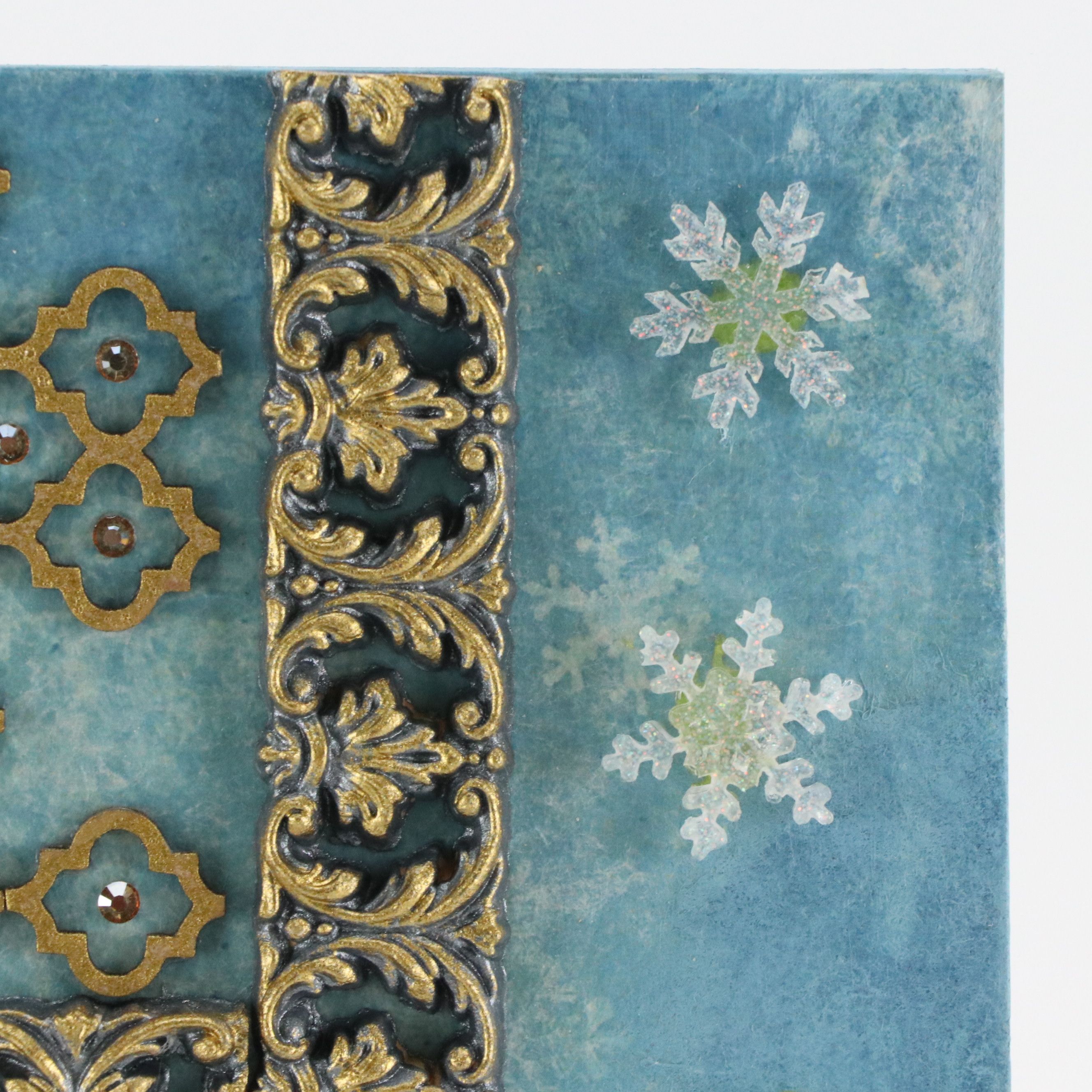 Deborah Kovacs-Sturdevant Mixed Media Assemblage of Renaissance Portrait