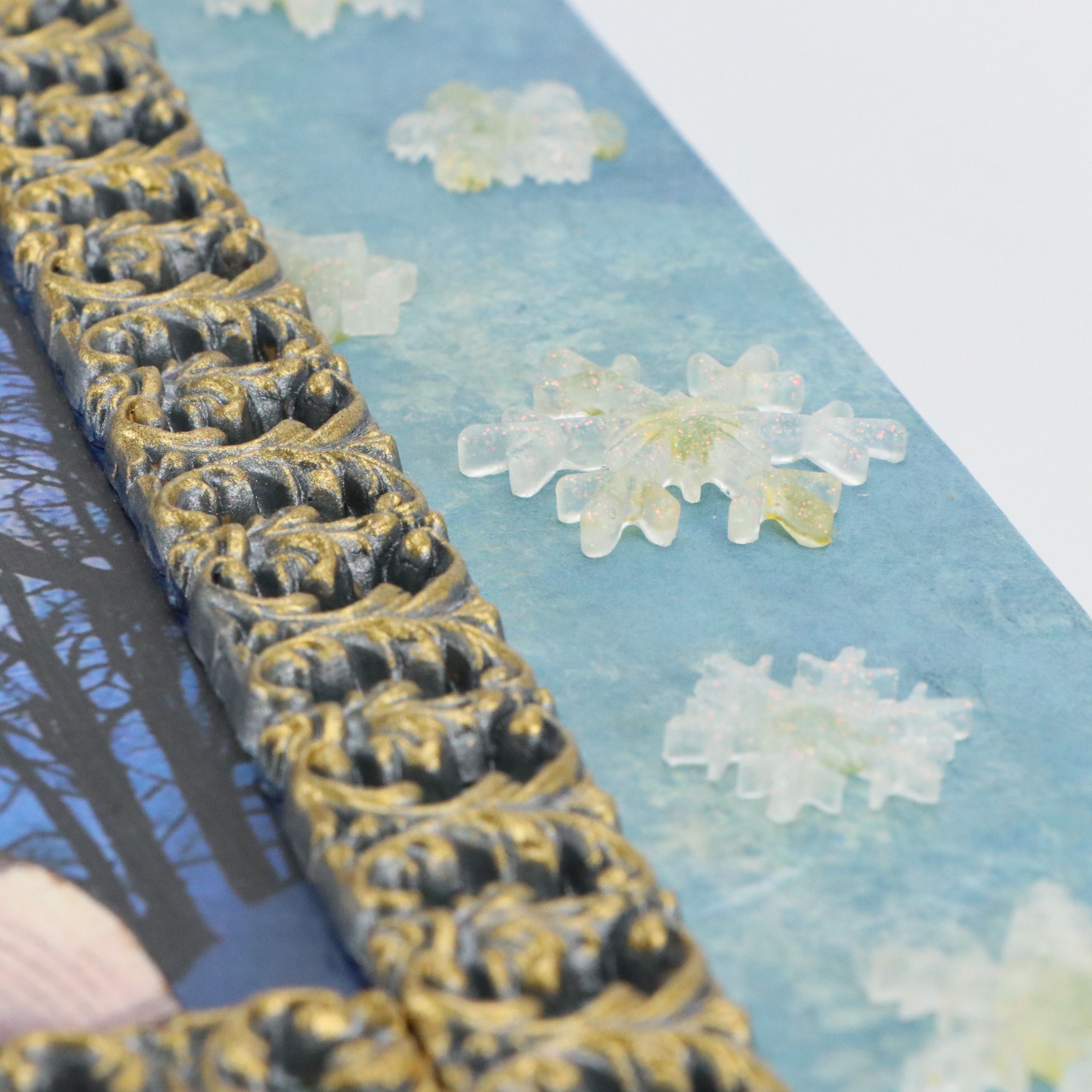 Deborah Kovacs-Sturdevant Mixed Media Assemblage of Renaissance Portrait