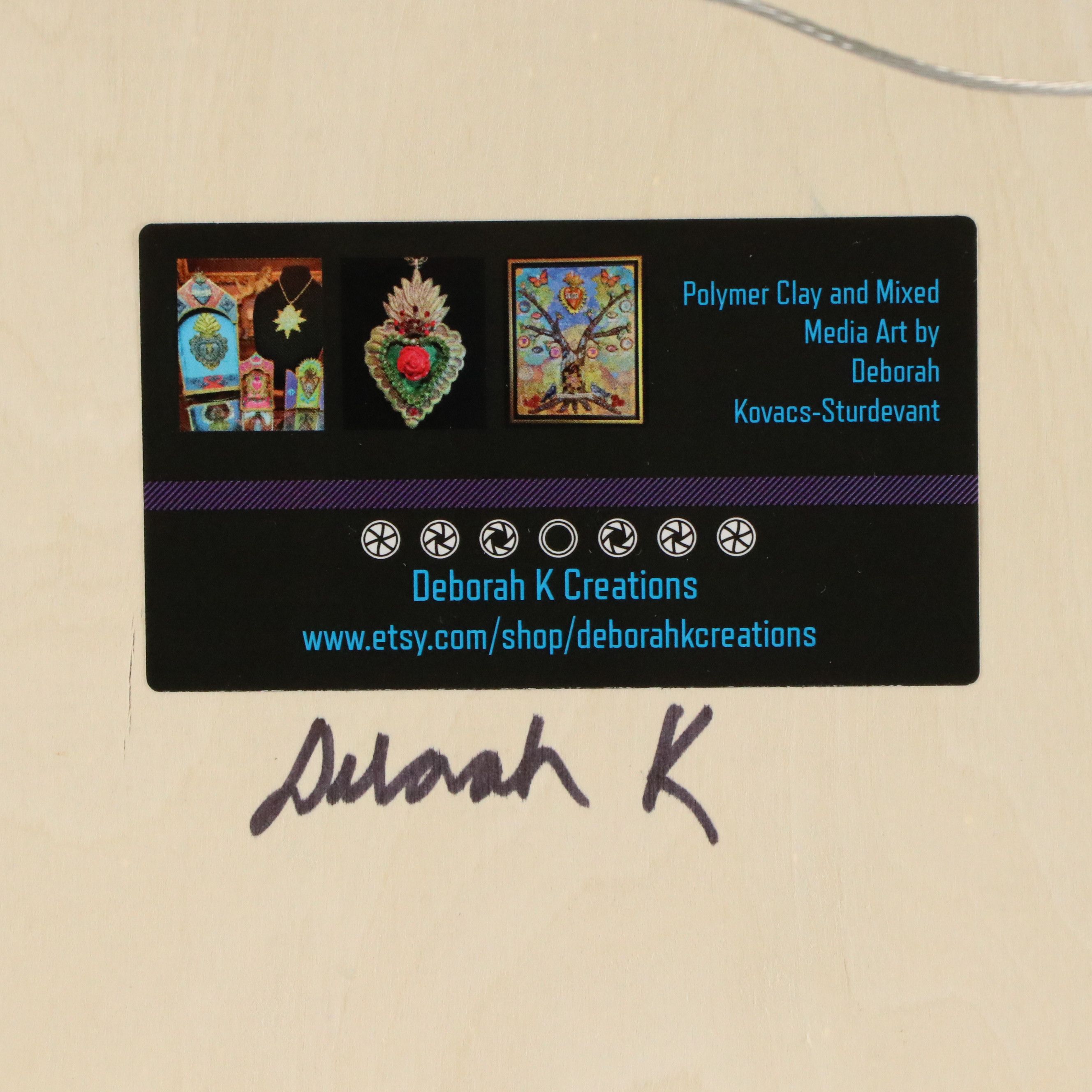 Deborah Kovacs-Sturdevant Mixed Media Assemblage of Renaissance Portrait