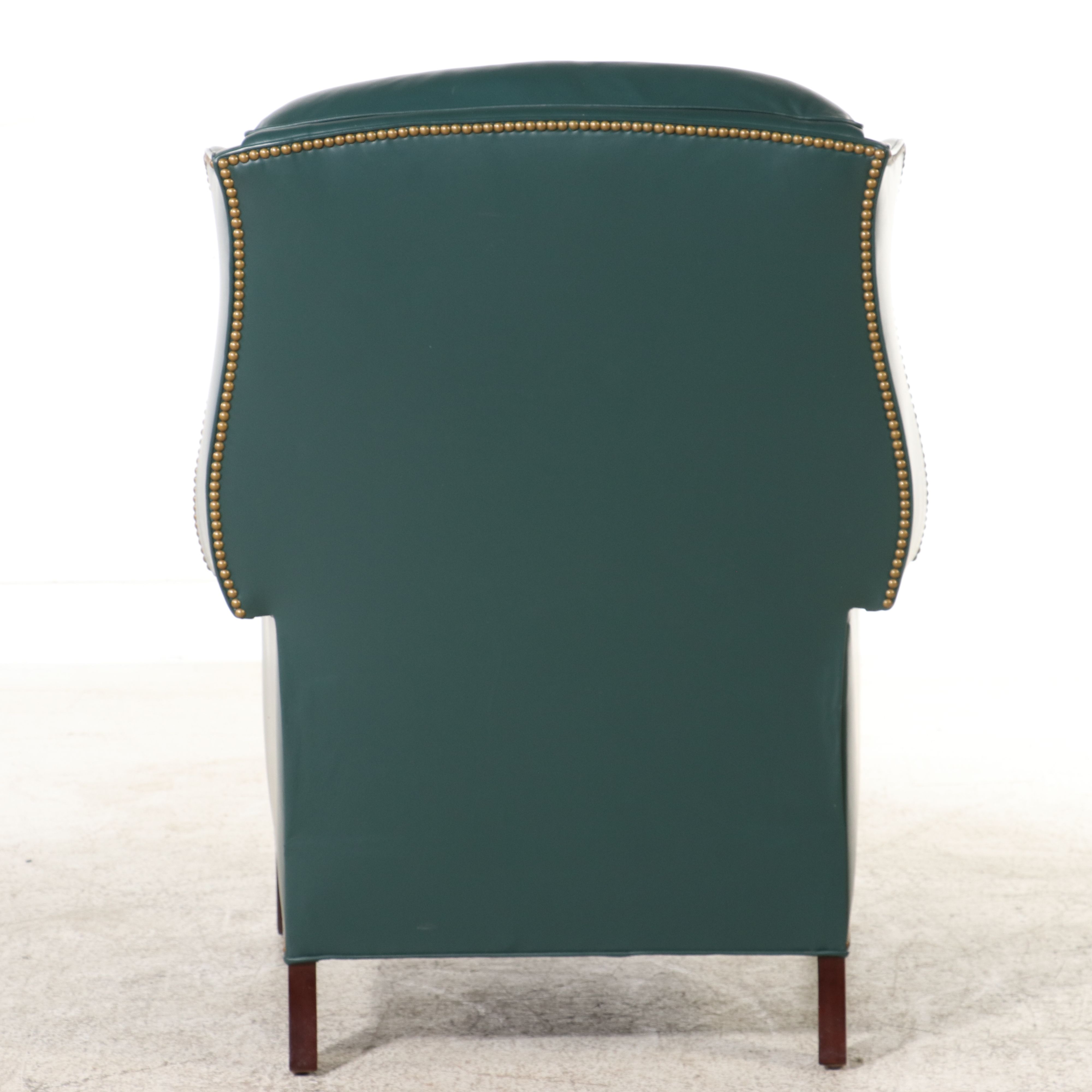 Hancock & Moore Chippendale Style Leather Upholstered Recliner