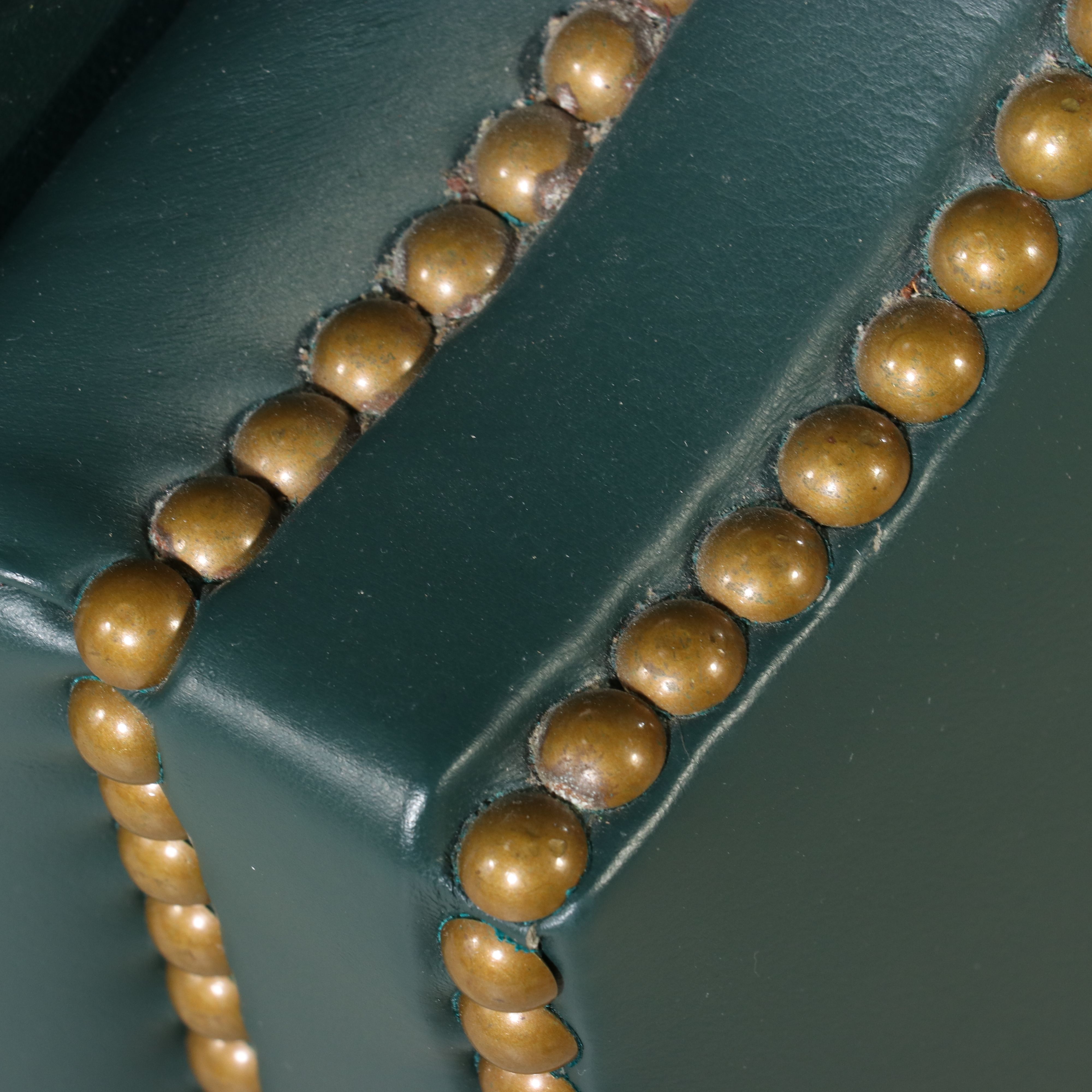 Hancock & Moore Chippendale Style Leather Upholstered Recliner