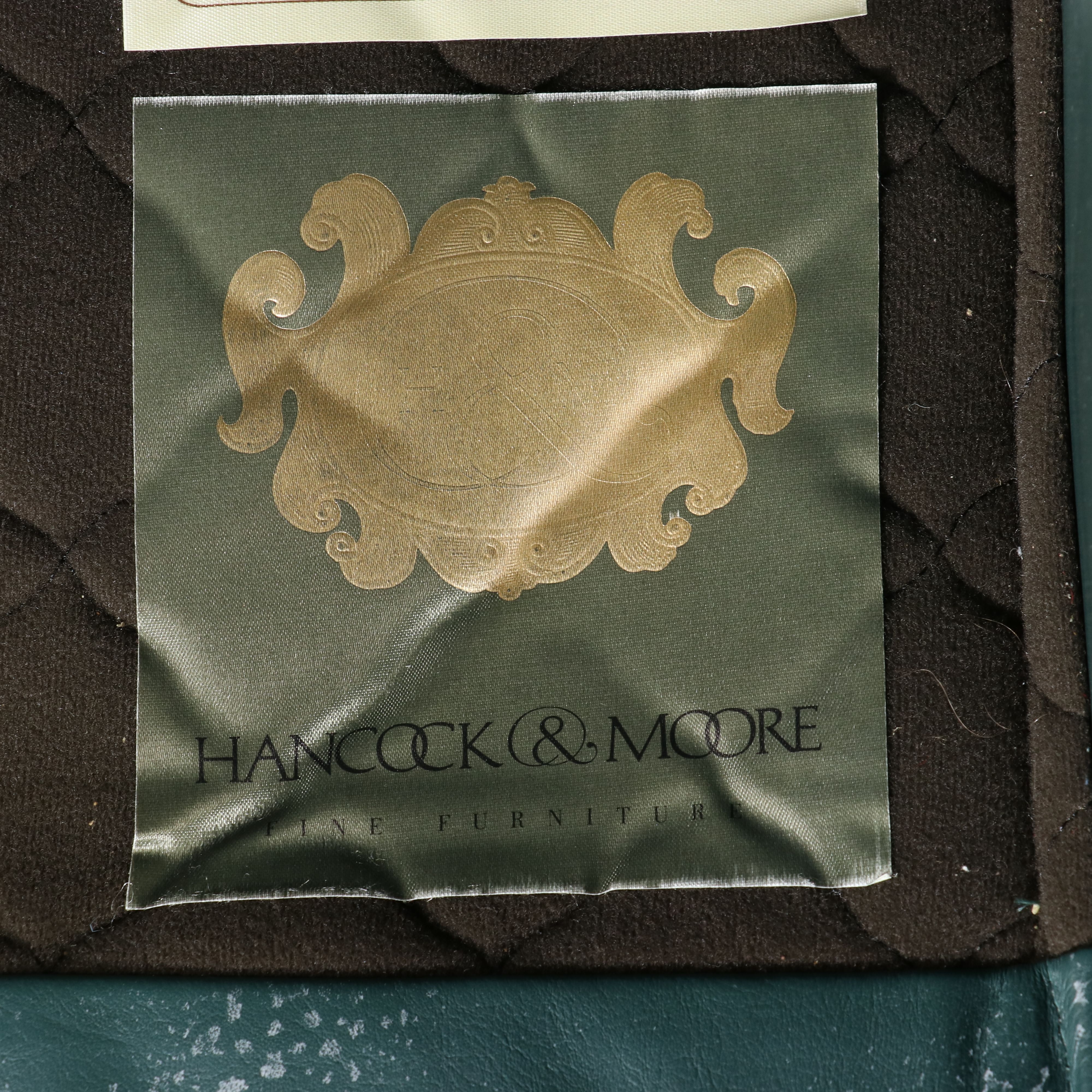 Hancock & Moore Chippendale Style Leather Upholstered Recliner