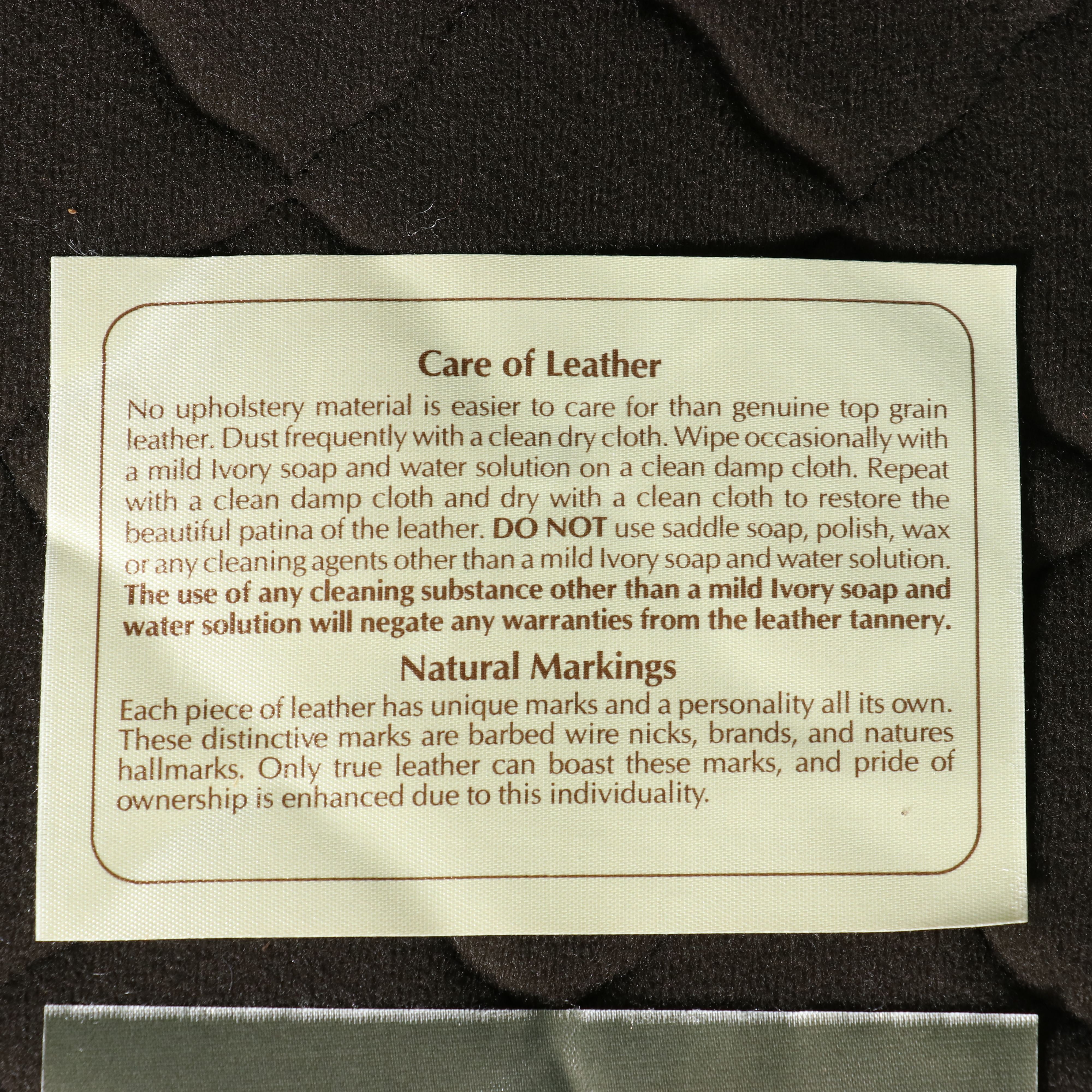 Hancock & Moore Chippendale Style Leather Upholstered Recliner