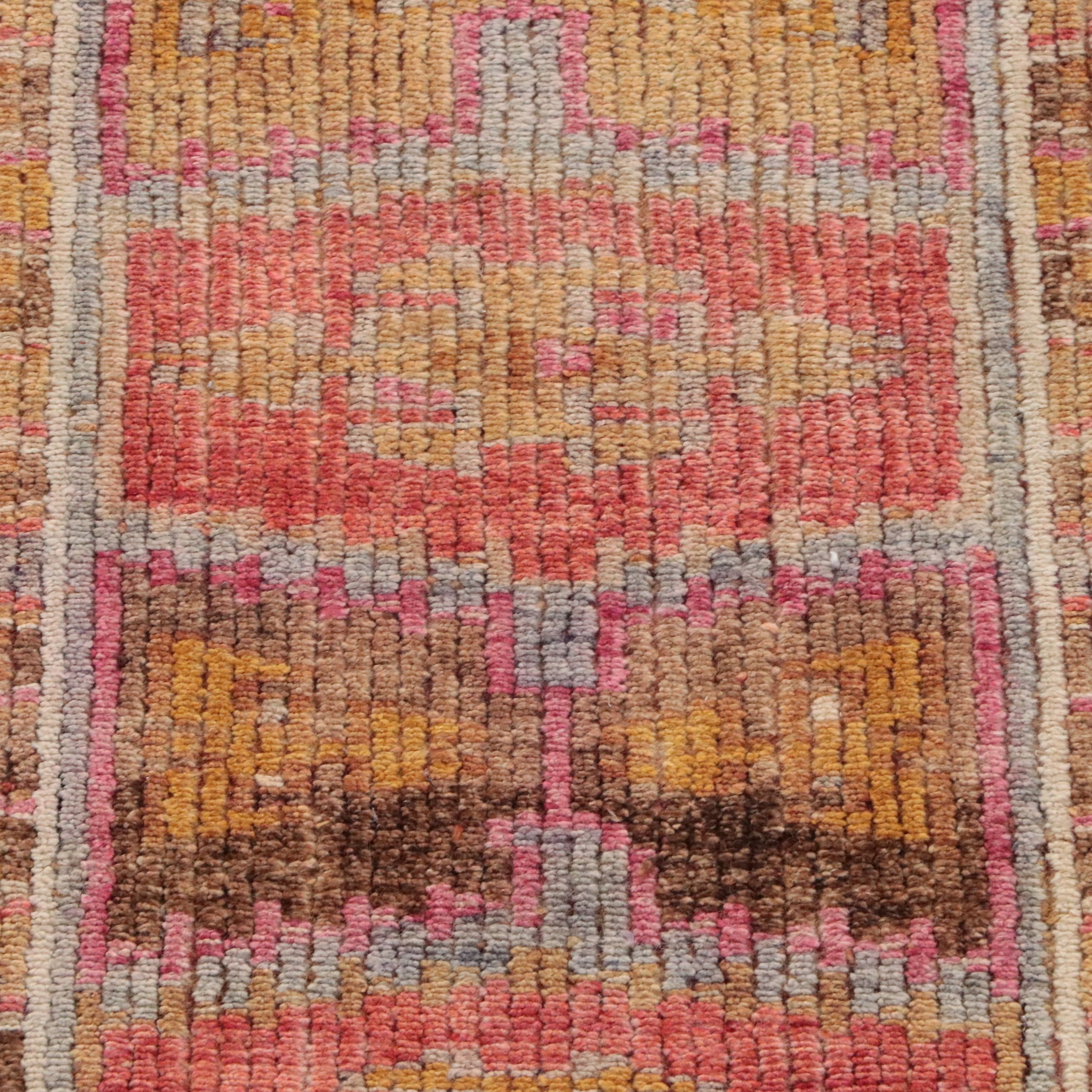 2'9 x 10'4 Hand-Knotted Turkish Anatolian Carpet Runner