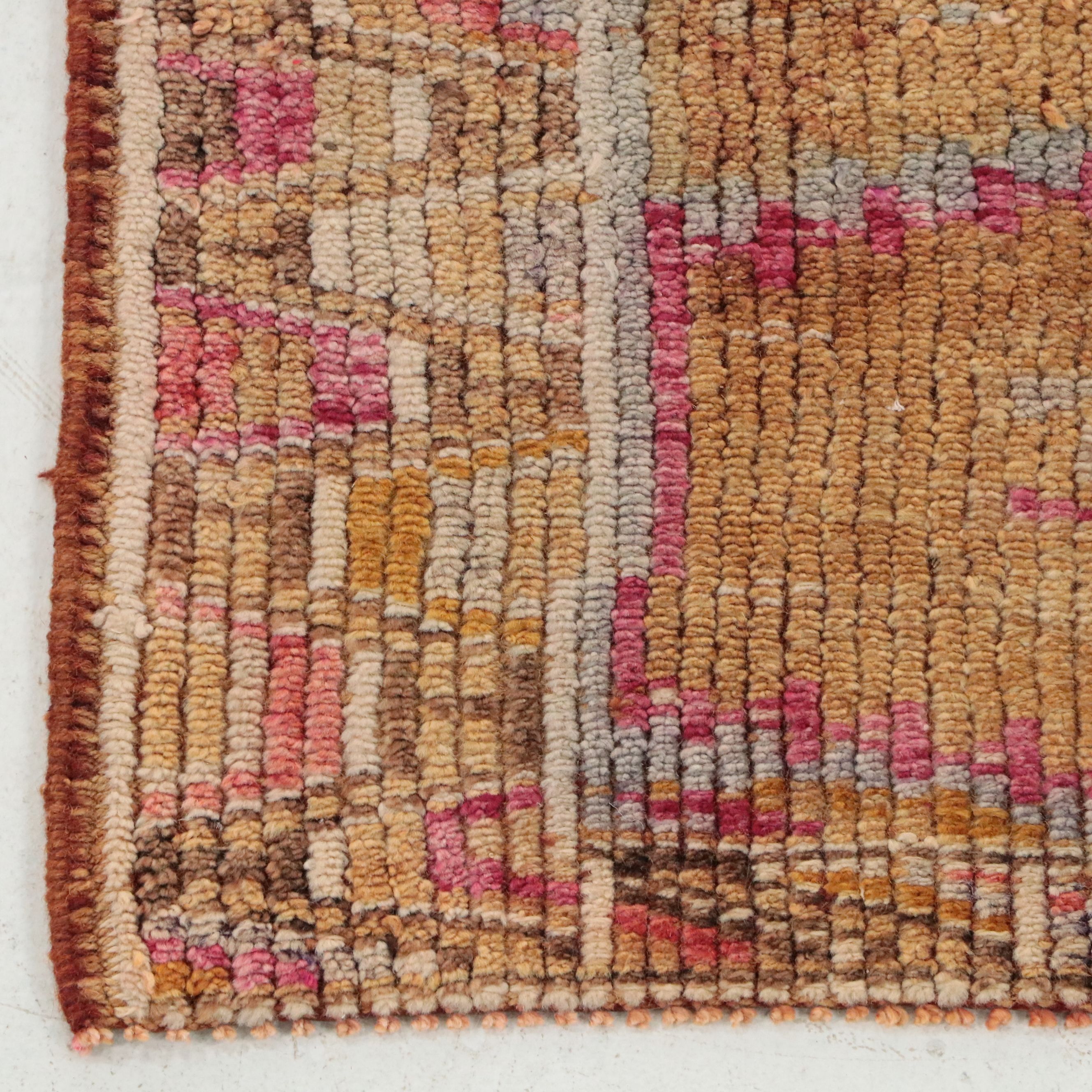 2'9 x 10'4 Hand-Knotted Turkish Anatolian Carpet Runner