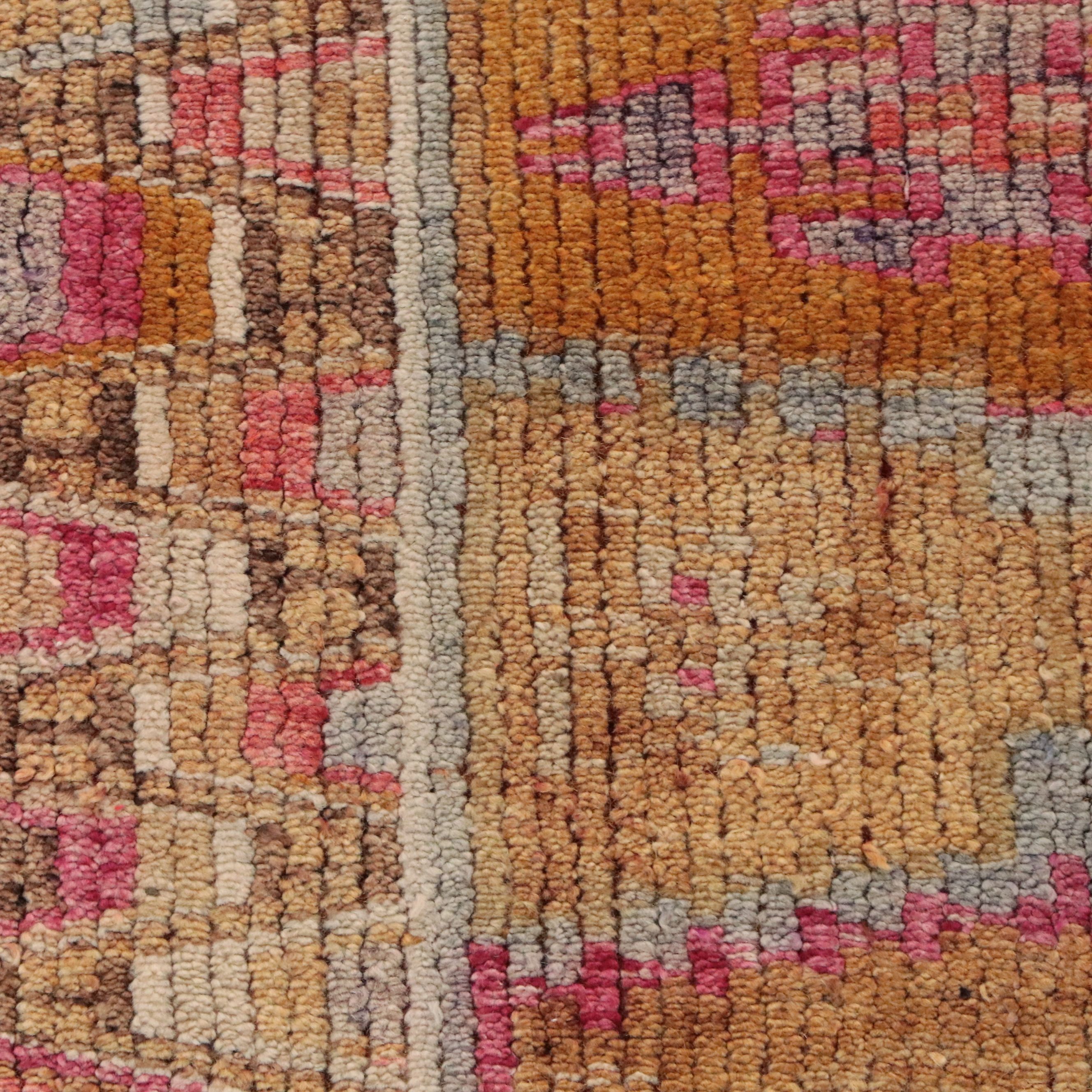 2'9 x 10'4 Hand-Knotted Turkish Anatolian Carpet Runner