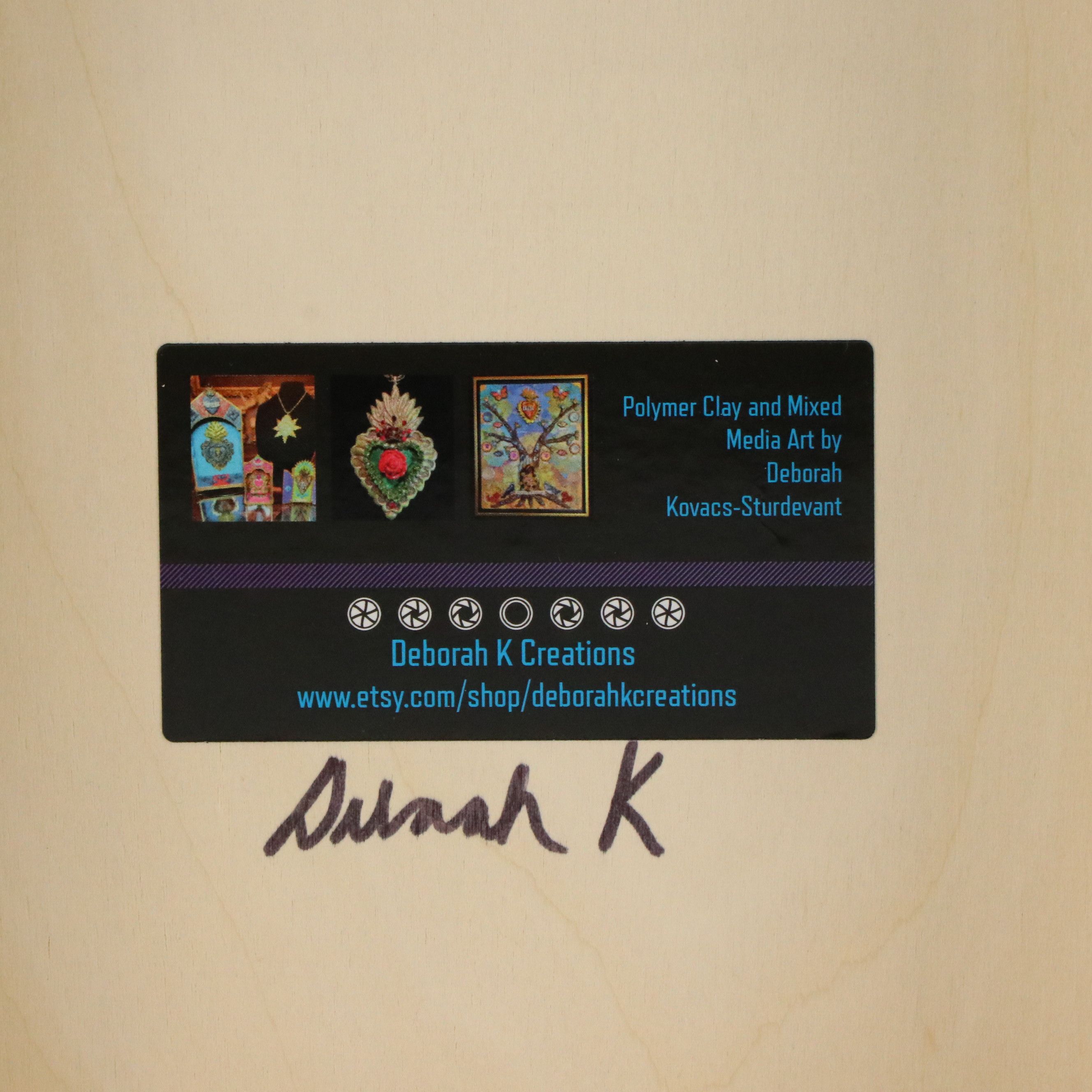 Deborah Kovacs-Sturdevant Mixed Media "Just Horsing Around at the Derby"