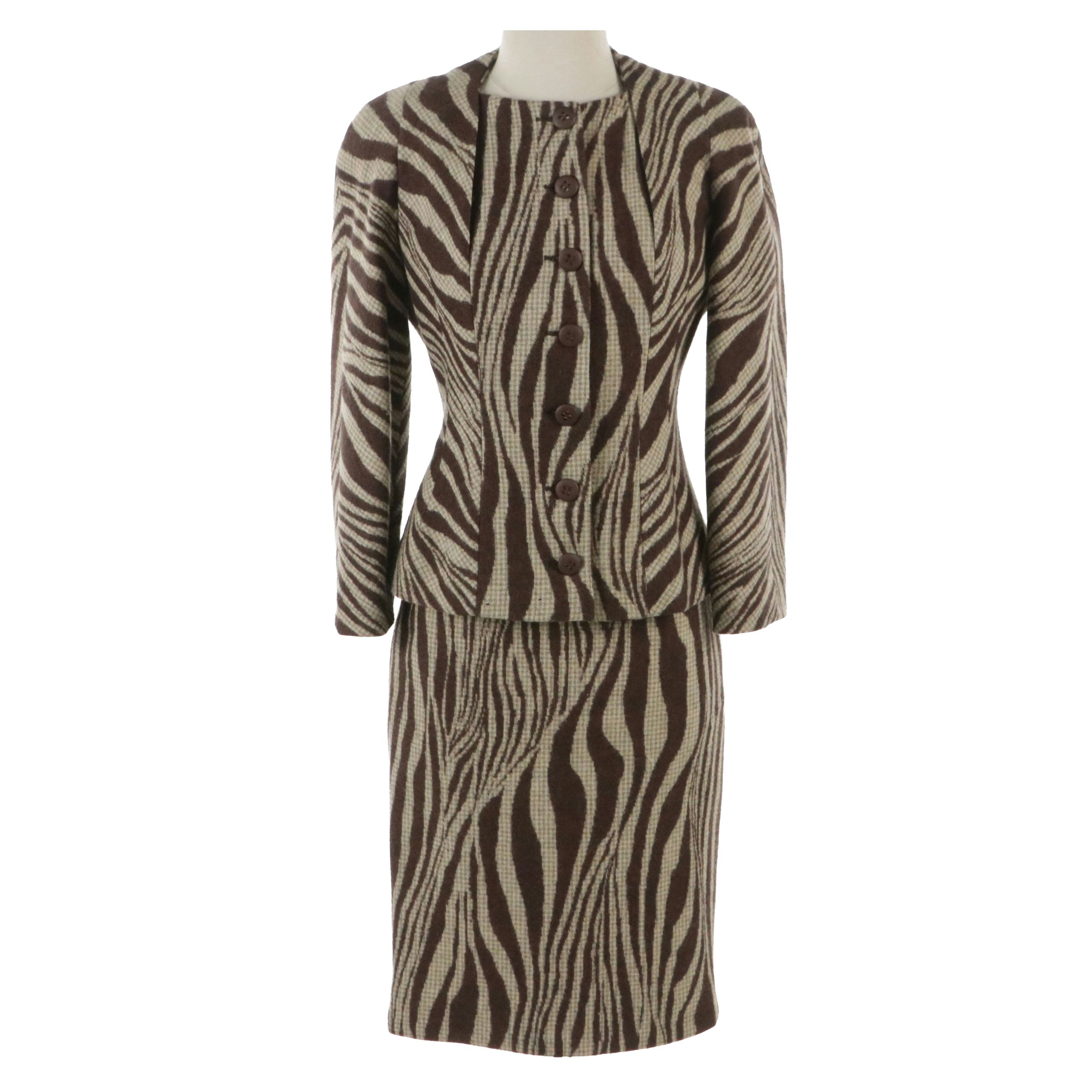 Valentino Garavani Boutique Wool and Cashmere Blend Skirt Suit