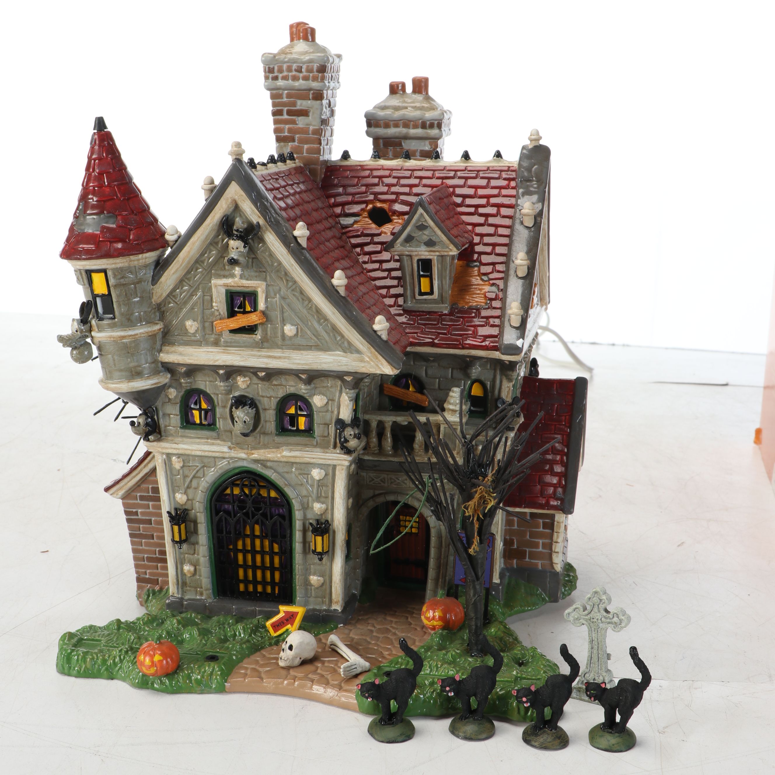Department 56 "Mickey's Haunted House" and More Halloween Village Décor