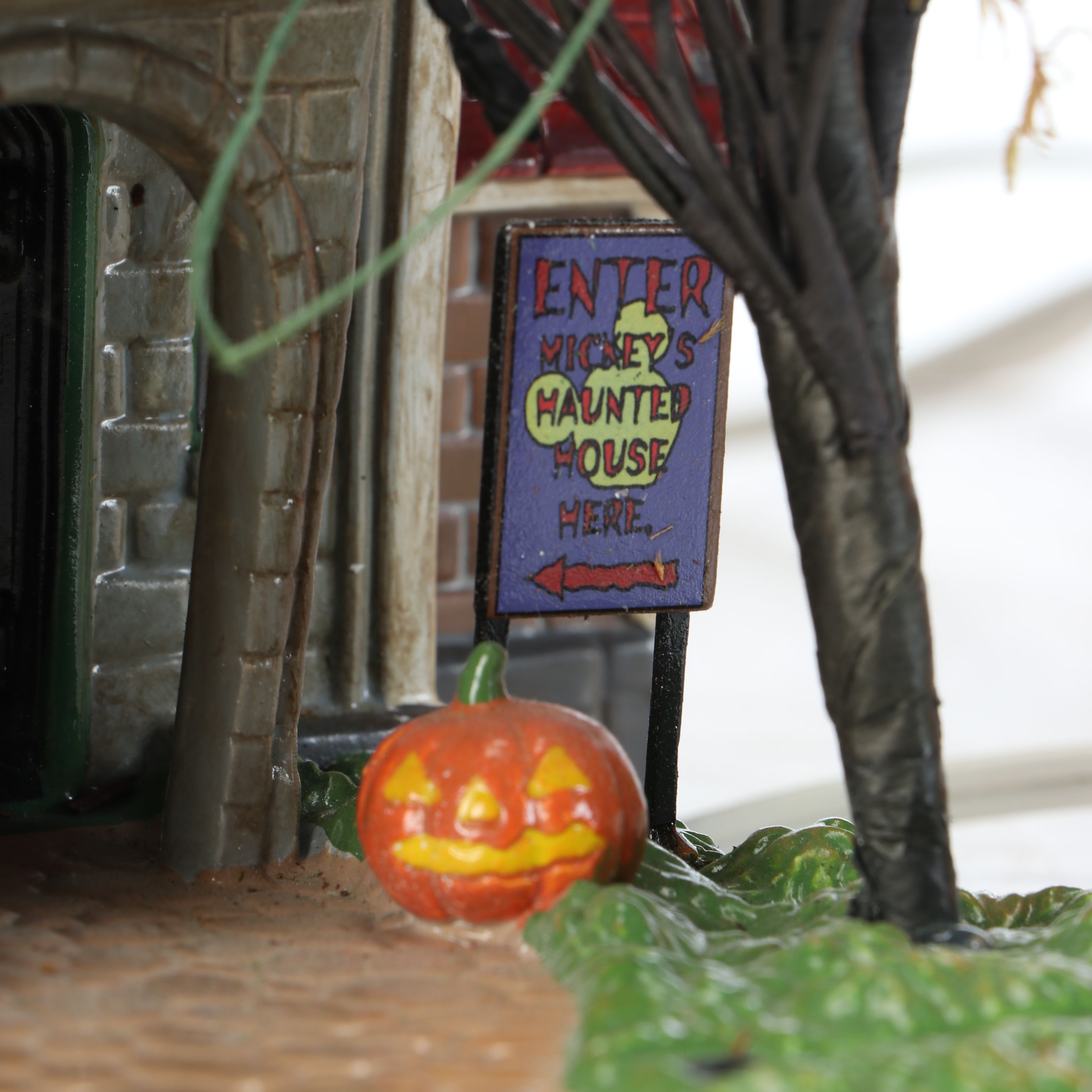 Department 56 "Mickey's Haunted House" and More Halloween Village Décor