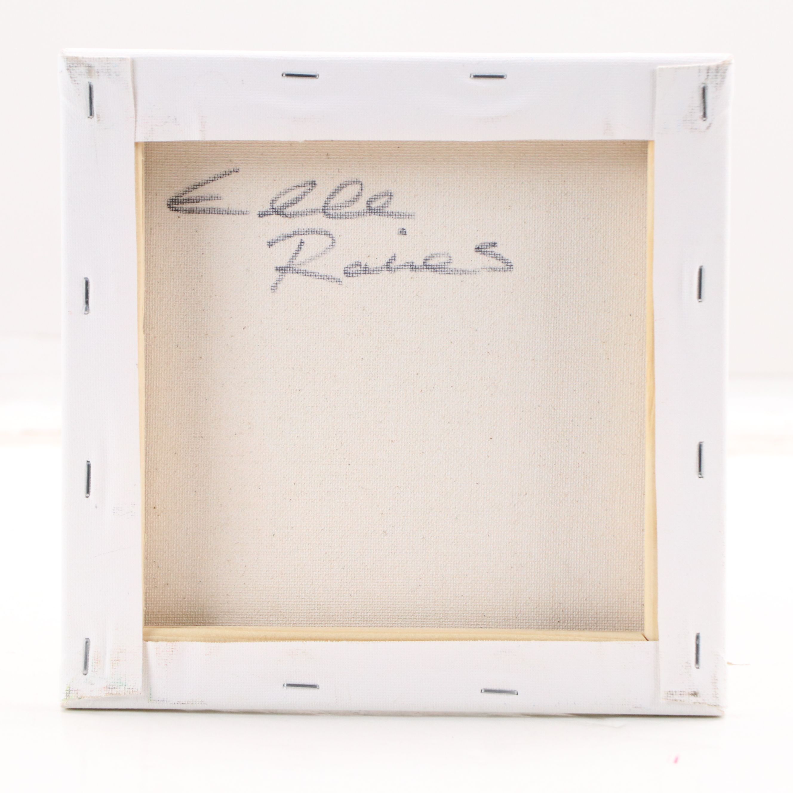 Elle Raines Acrylic Painting of Lone Sheep, 21st Century