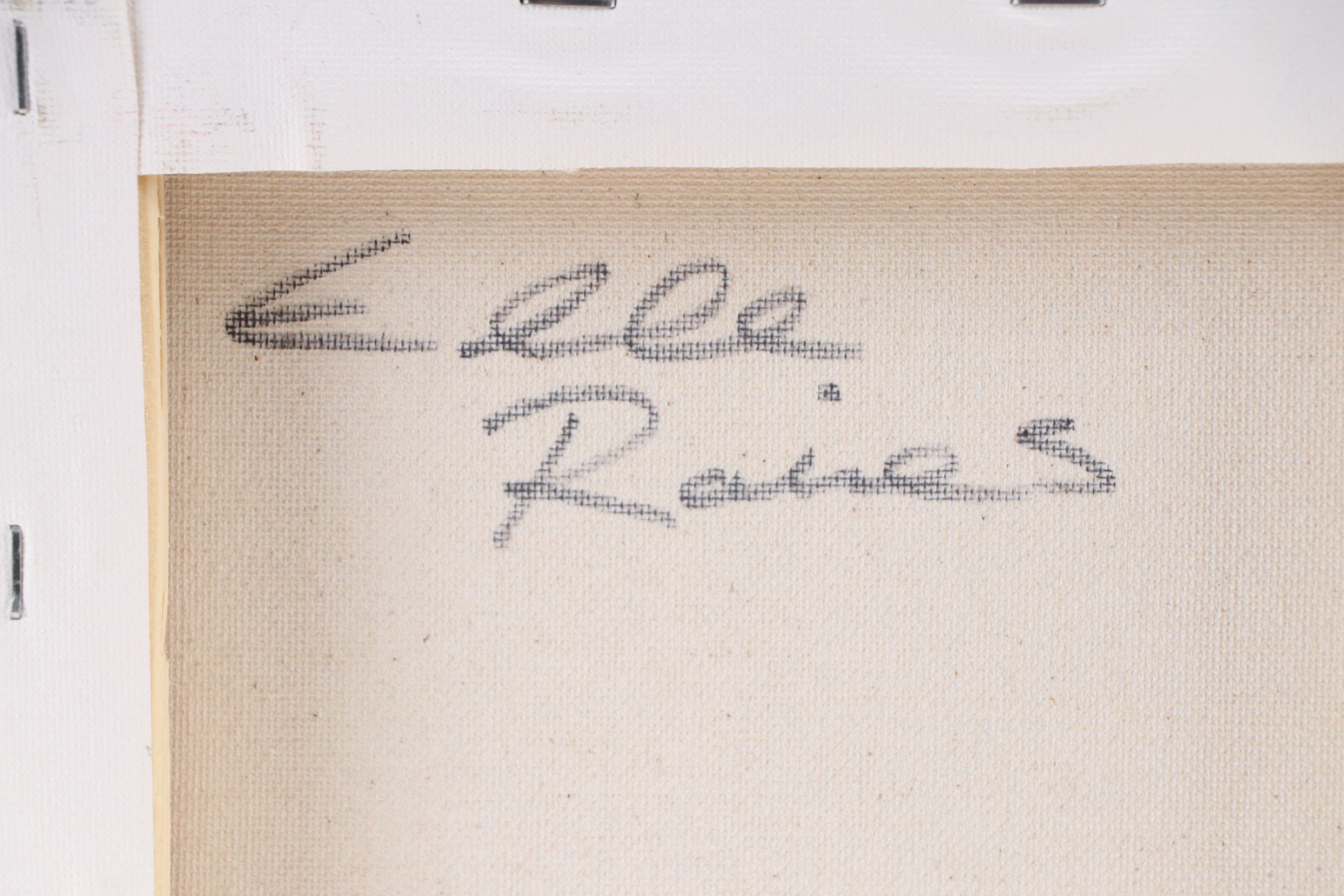 Elle Raines Acrylic Painting of Lone Sheep, 21st Century