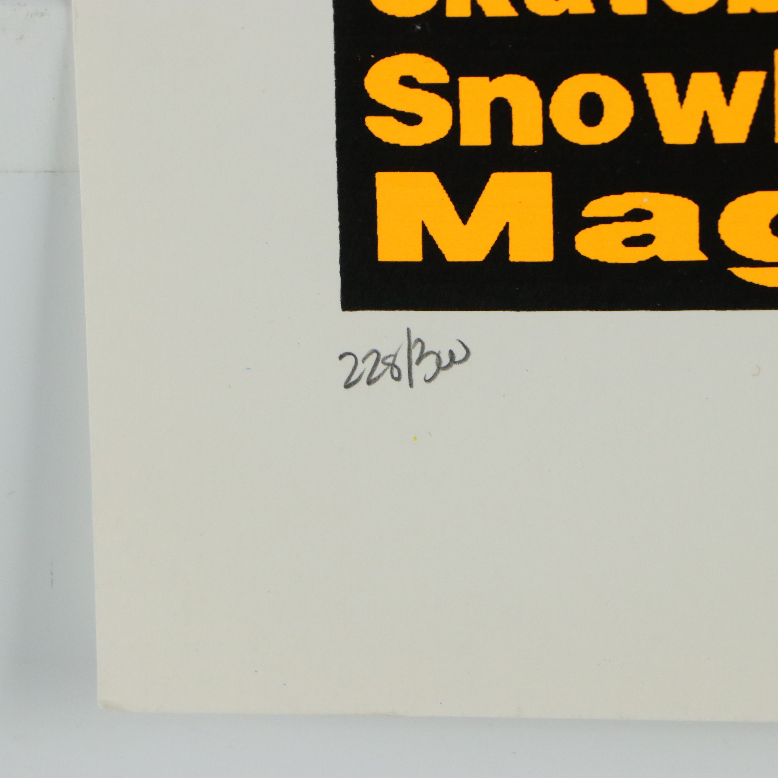 Frank Kozik Promotional Poster "KOZIK COOP & KUHN GLOBI KANN FLIEGEN!"