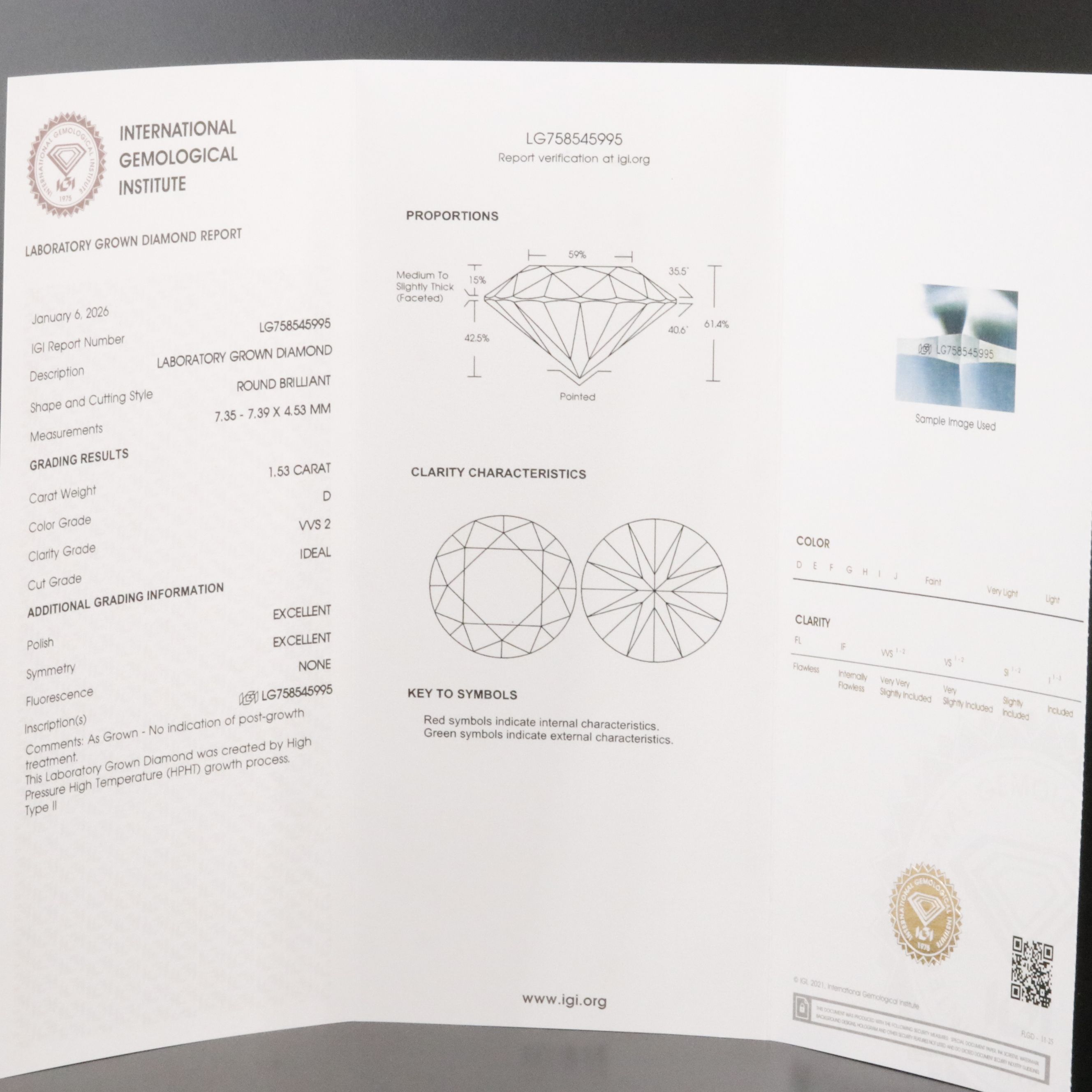Platinum 4.05 CTW Lab Grown Diamond Solitaire Earrings with IGI Reports