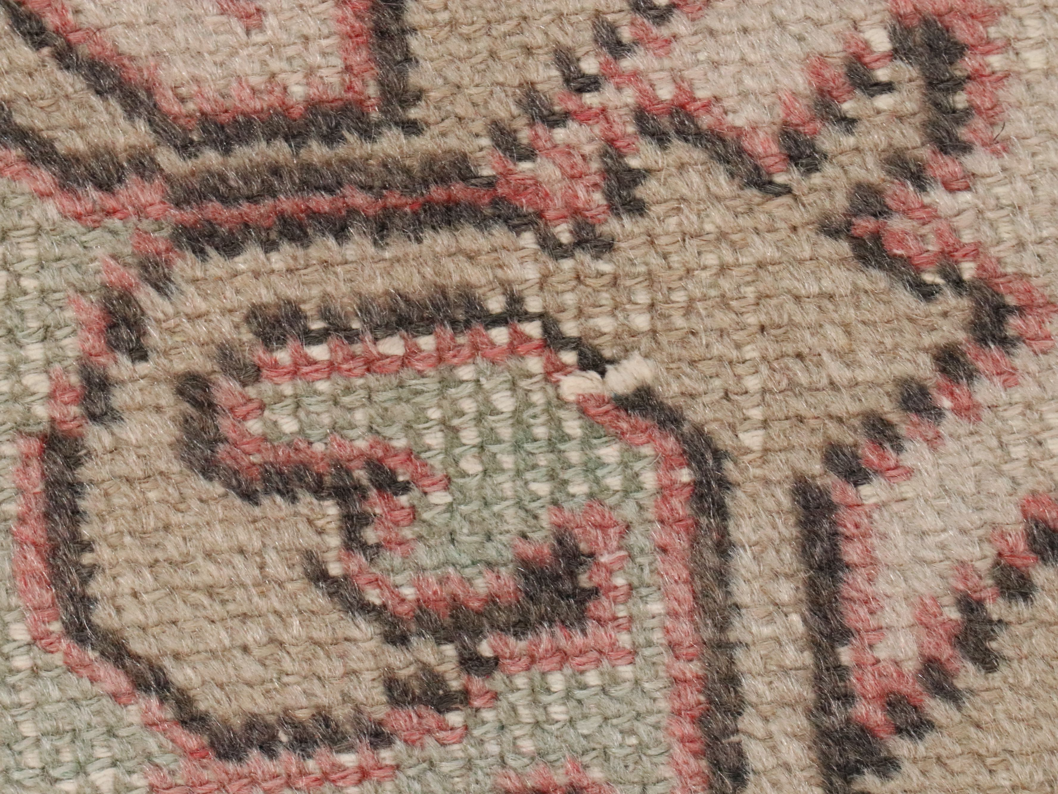 4'5 x 7'2 Hand-Knotted Turkish Anatolian Area Rug