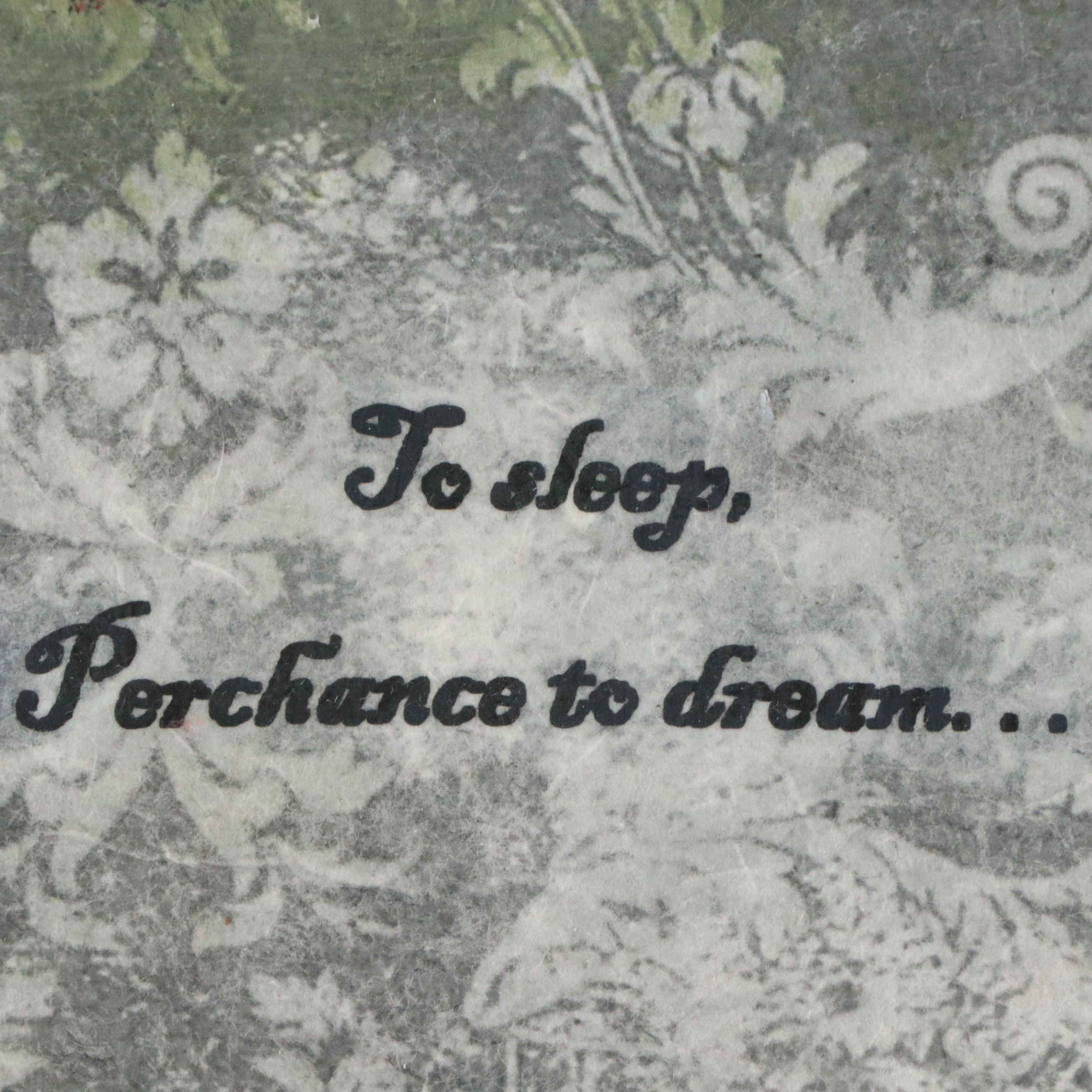 Deborah Kovacs-Sturdevant Mixed Media Assemblage "Dreaming of a Medieval Garden"