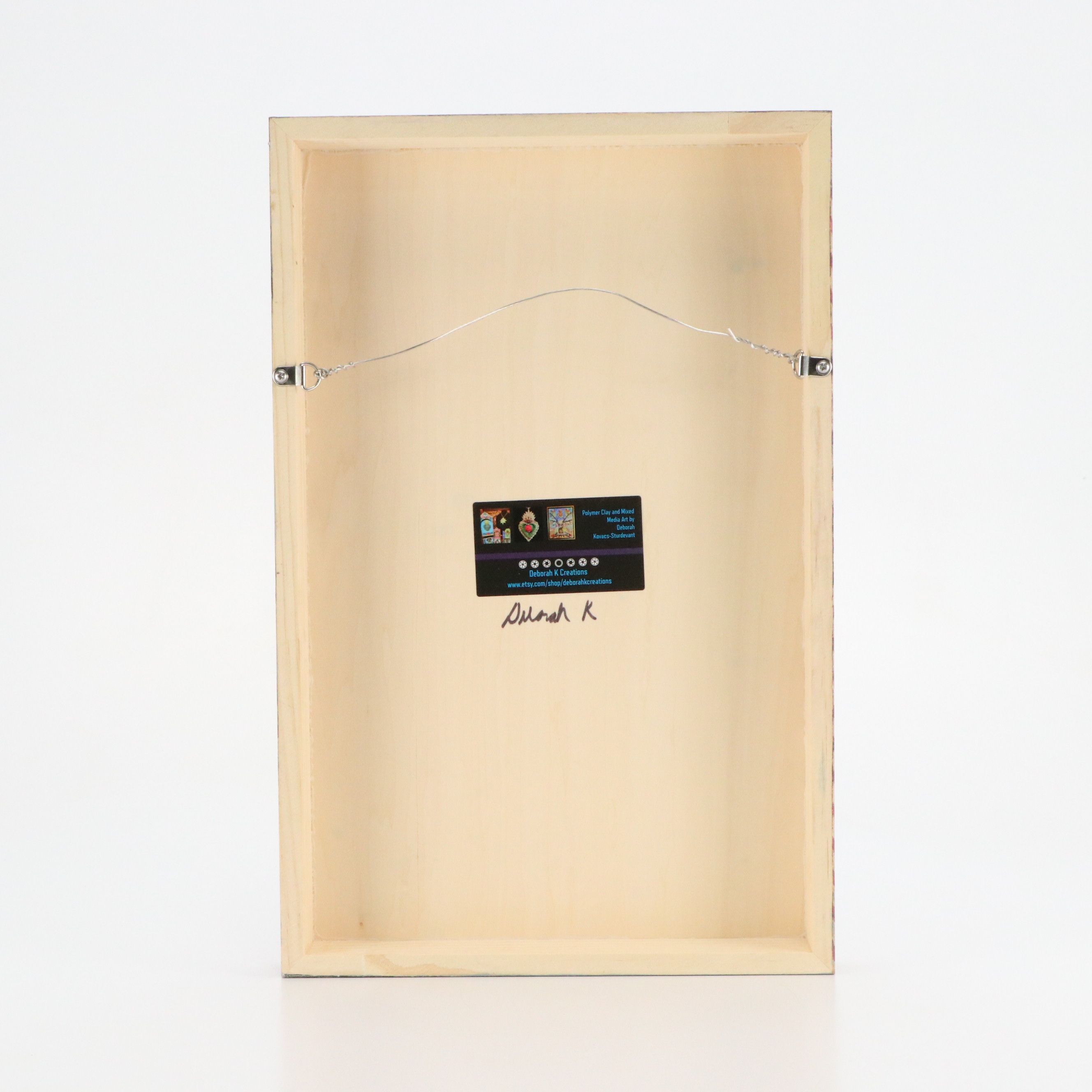 Deborah Kovacs-Sturdevant Mixed Media Assemblage "Dreaming of a Medieval Garden"