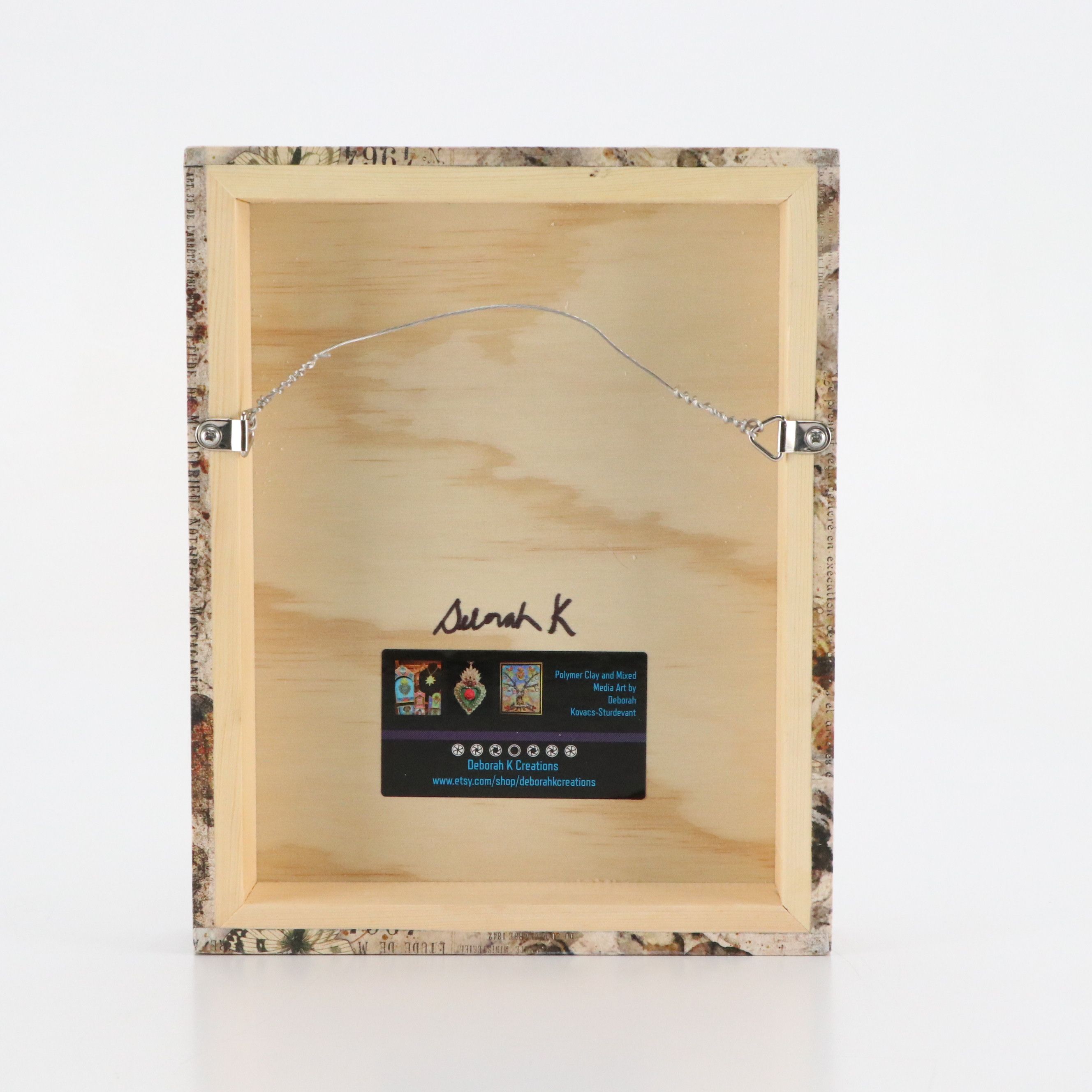 Deborah Kovacs-Sturdevant Mixed Media Assemblage "Cherub III"