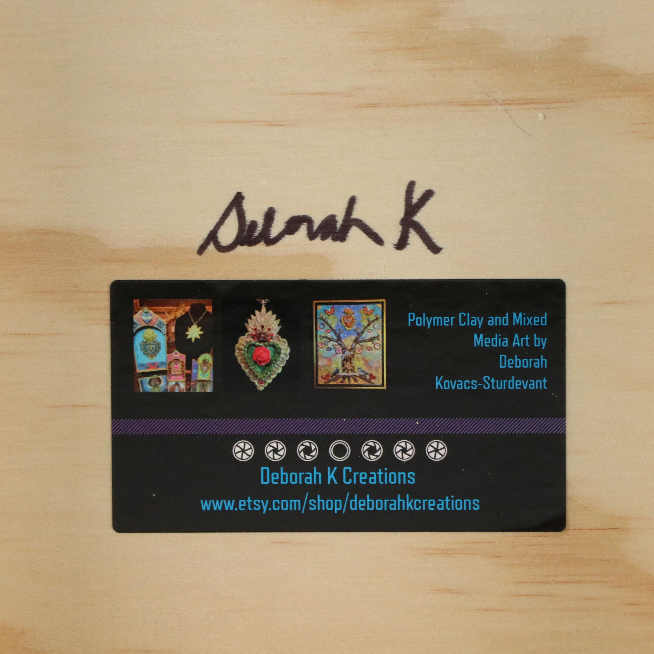 Deborah Kovacs-Sturdevant Mixed Media Assemblage "Cherub III"