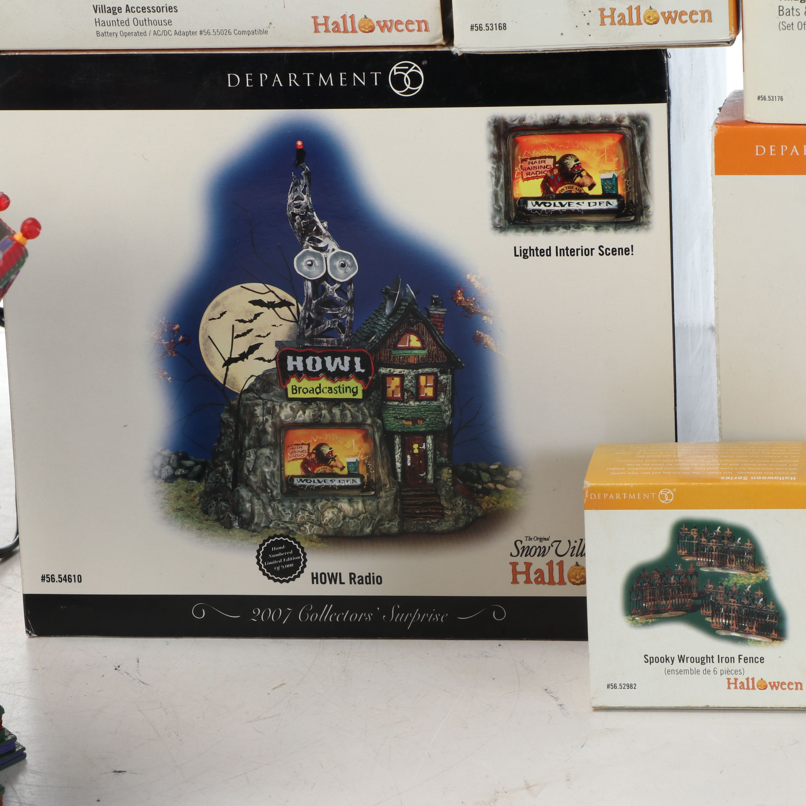 Department 56 "Scaredy Cat Ferris Wheel" and More Halloween Village Décor