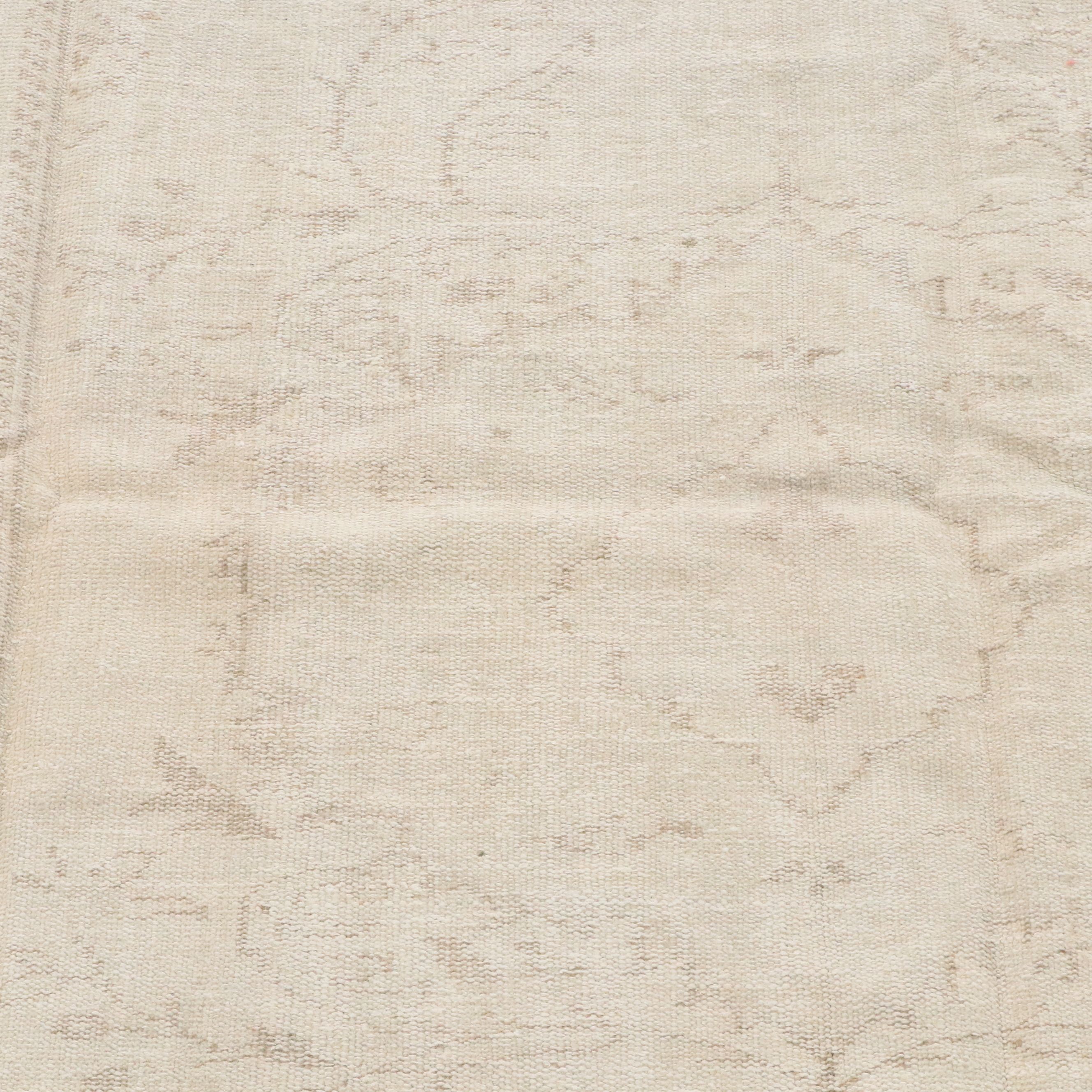 5'11 x 10'3 Hand-Knotted Turkish Oushak Area Rug