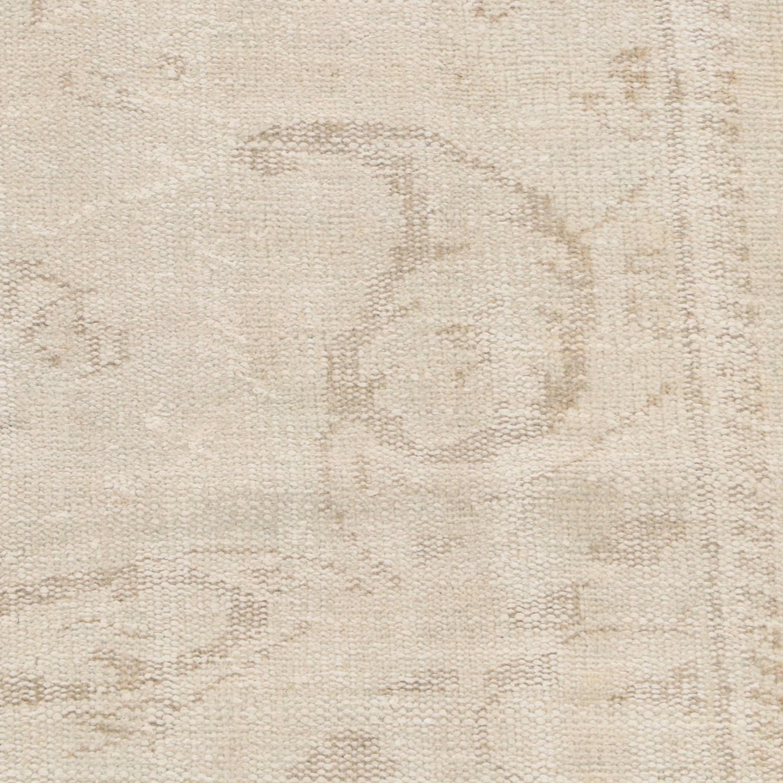 5'11 x 10'3 Hand-Knotted Turkish Oushak Area Rug