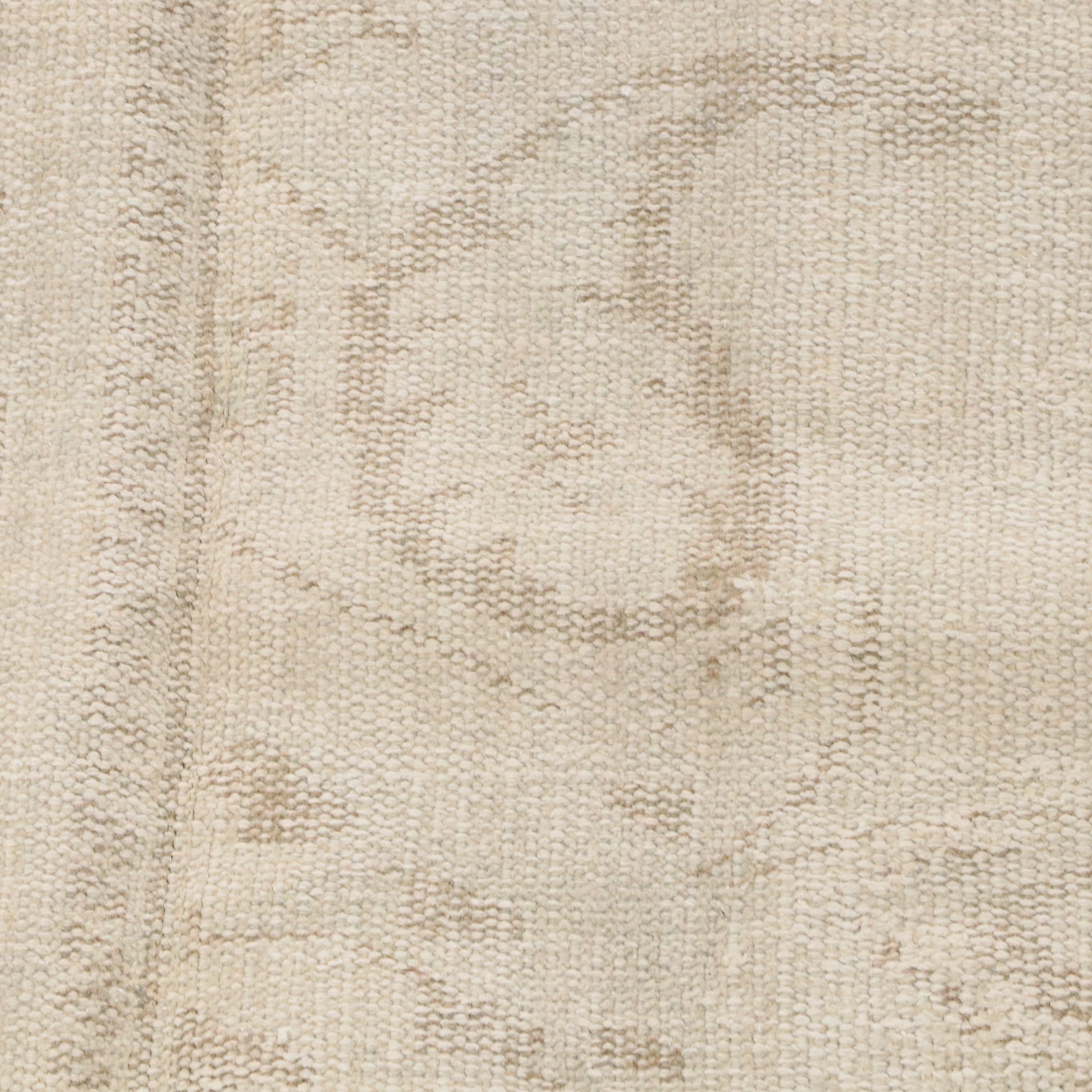 5'11 x 10'3 Hand-Knotted Turkish Oushak Area Rug