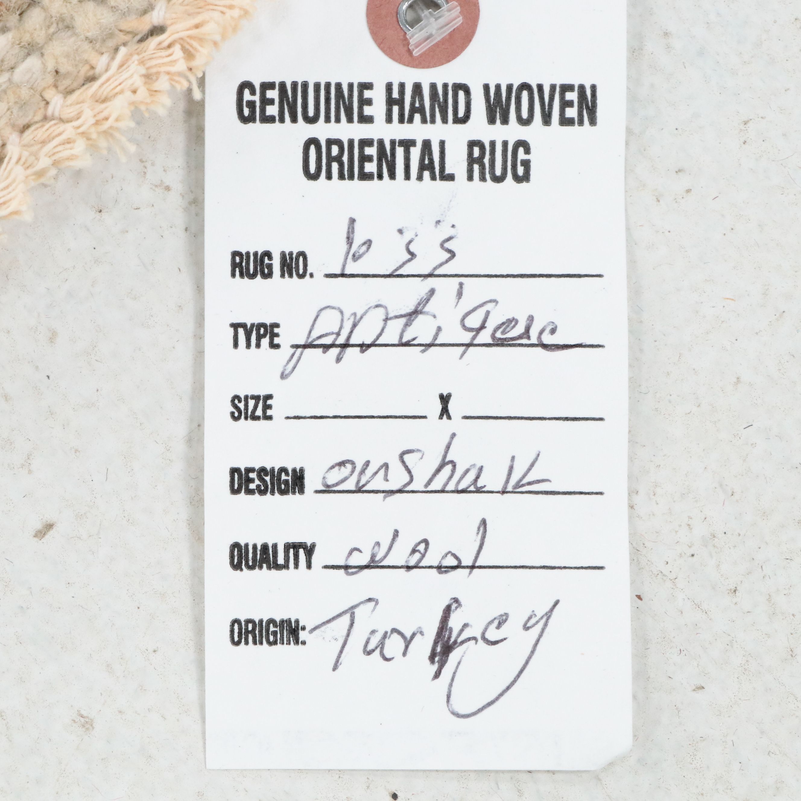 5'11 x 10'3 Hand-Knotted Turkish Oushak Area Rug