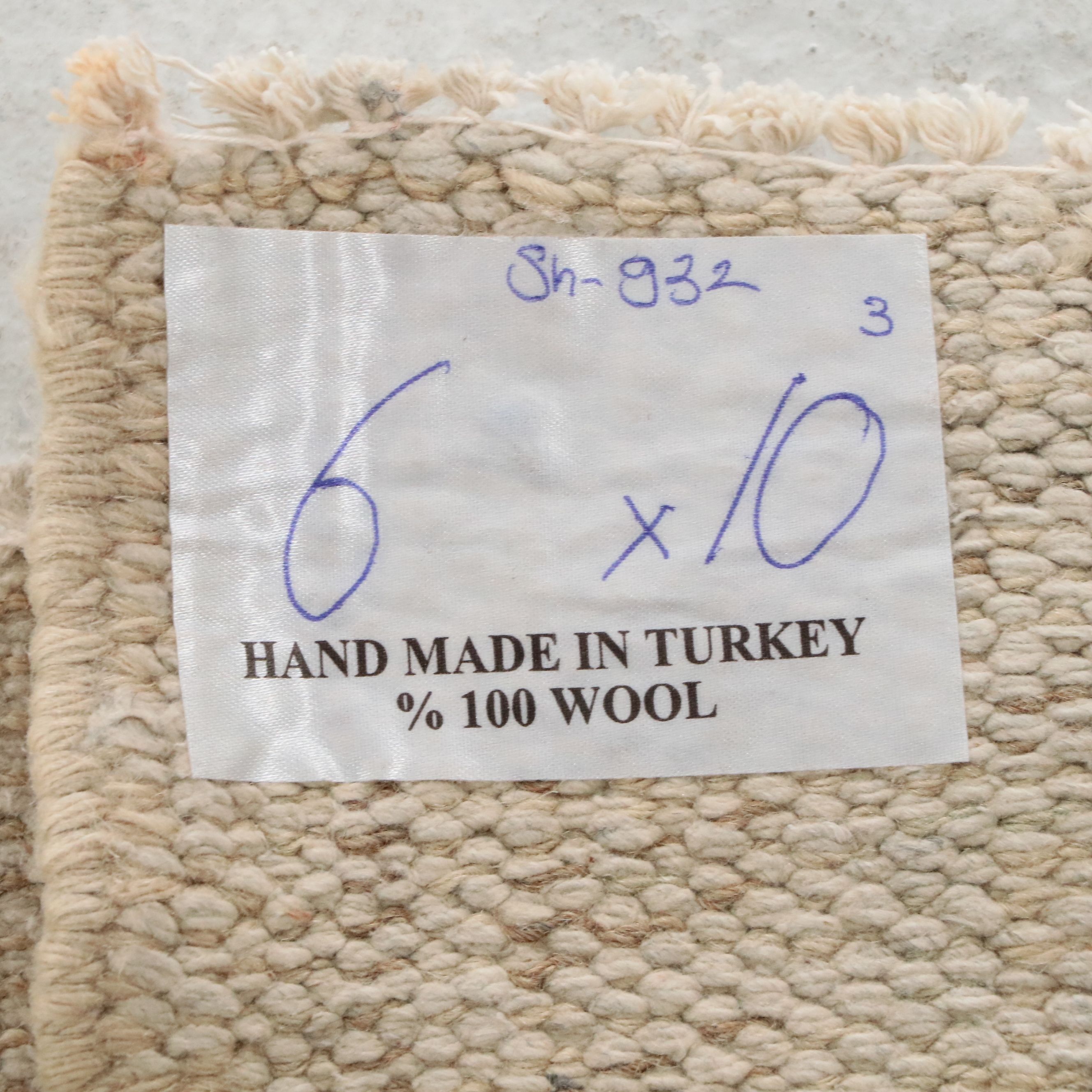 5'11 x 10'3 Hand-Knotted Turkish Oushak Area Rug