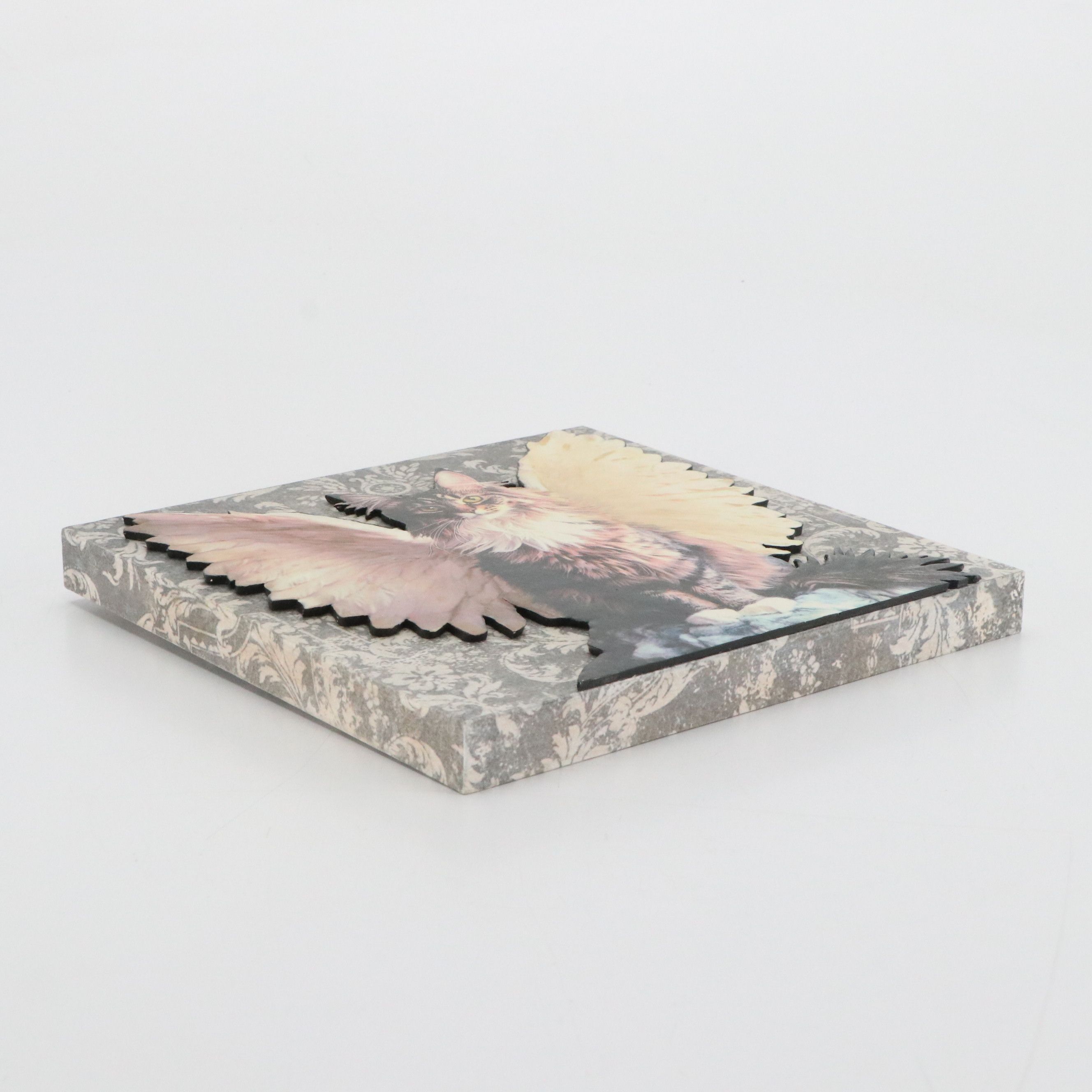 Deborah Kovacs-Sturdevant Mixed Media Assemblage "When Angels Visit"