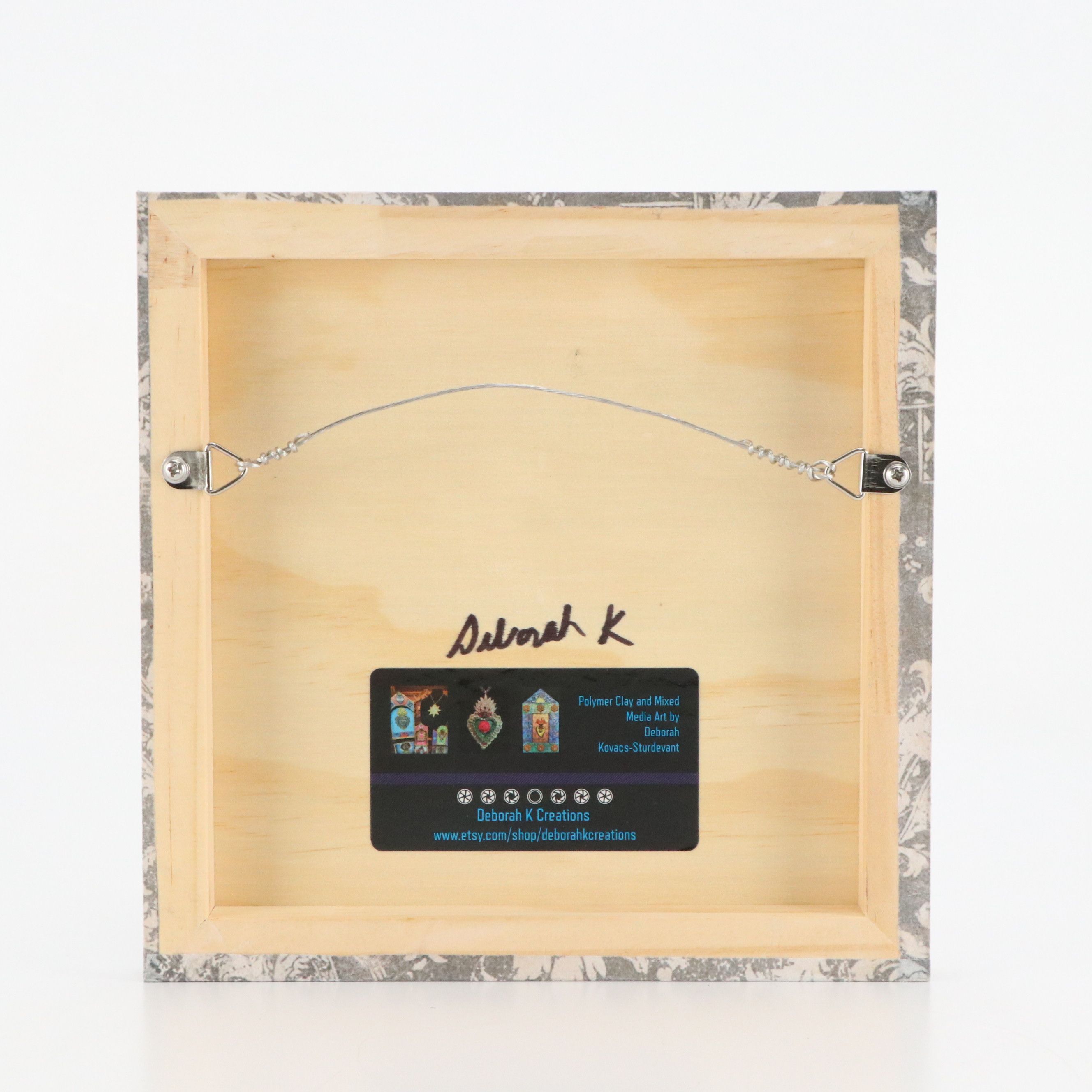 Deborah Kovacs-Sturdevant Mixed Media Assemblage "When Angels Visit"