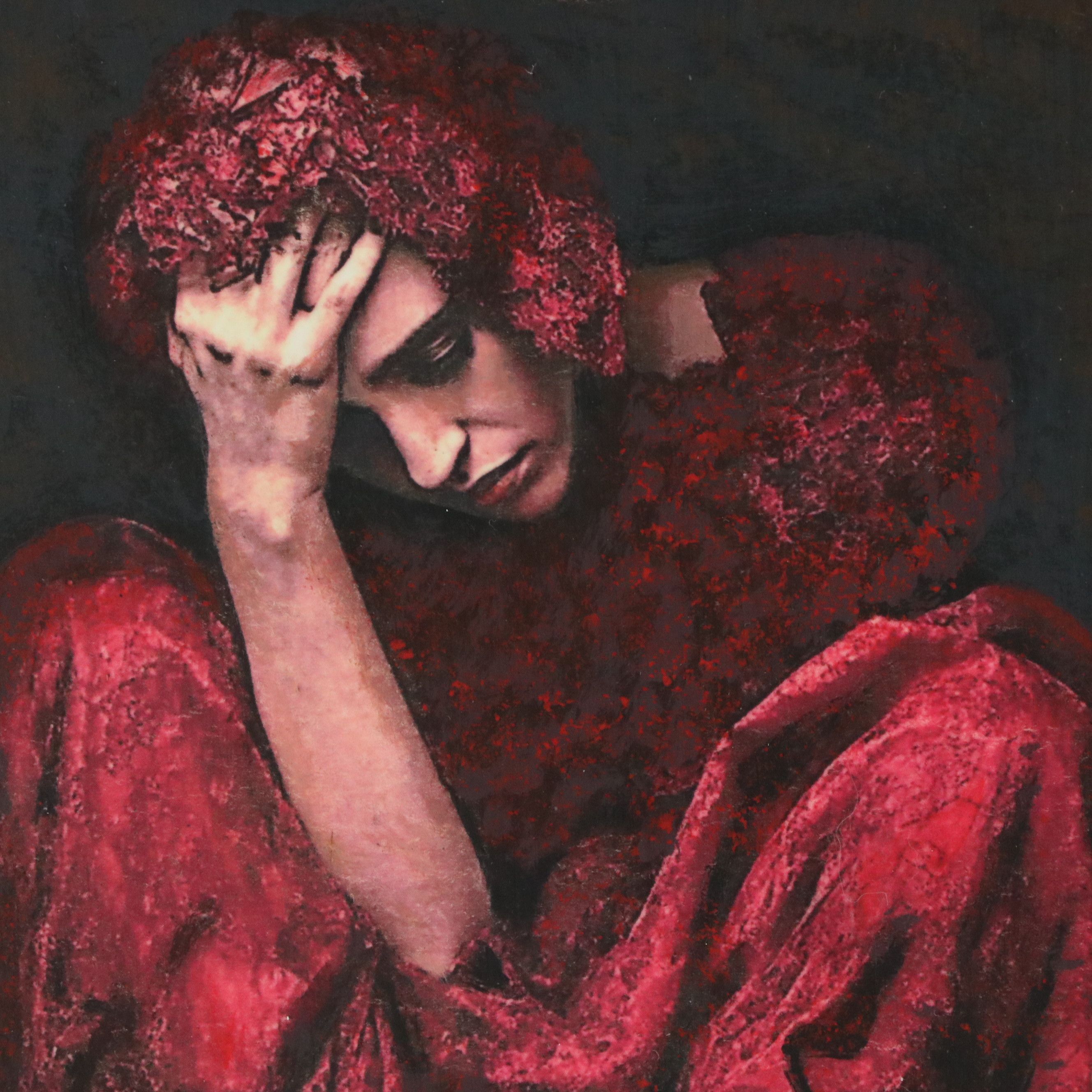 Deborah Kovacs-Sturdevant Mixed Media Assemblage of "Living With Grief," 2025