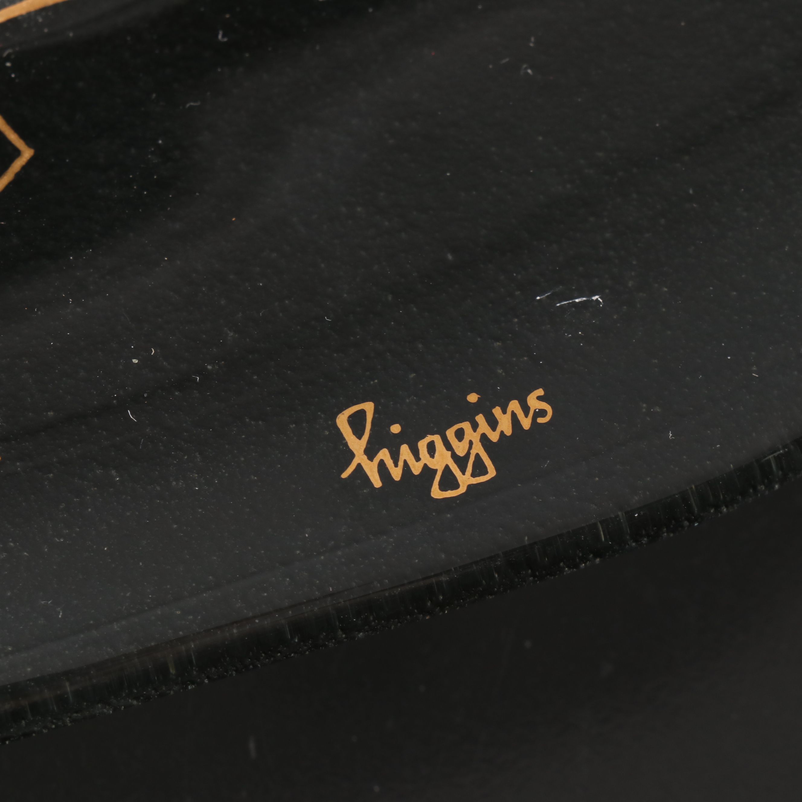 Higgins Fused Art Glass Ashtray, Late 20th Century