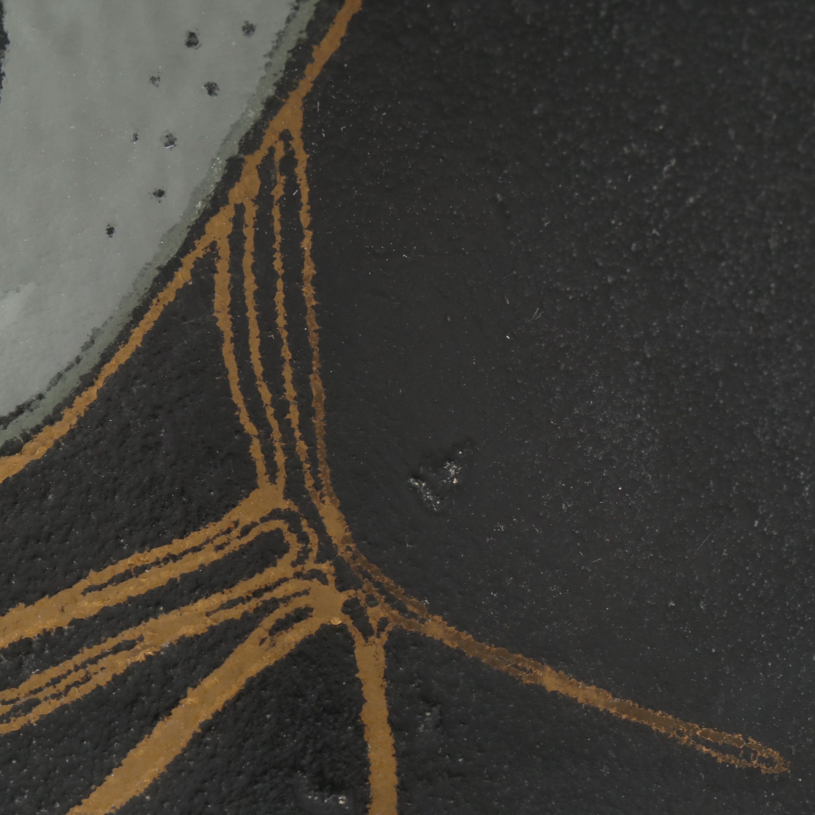 Higgins Fused Art Glass Ashtray, Late 20th Century