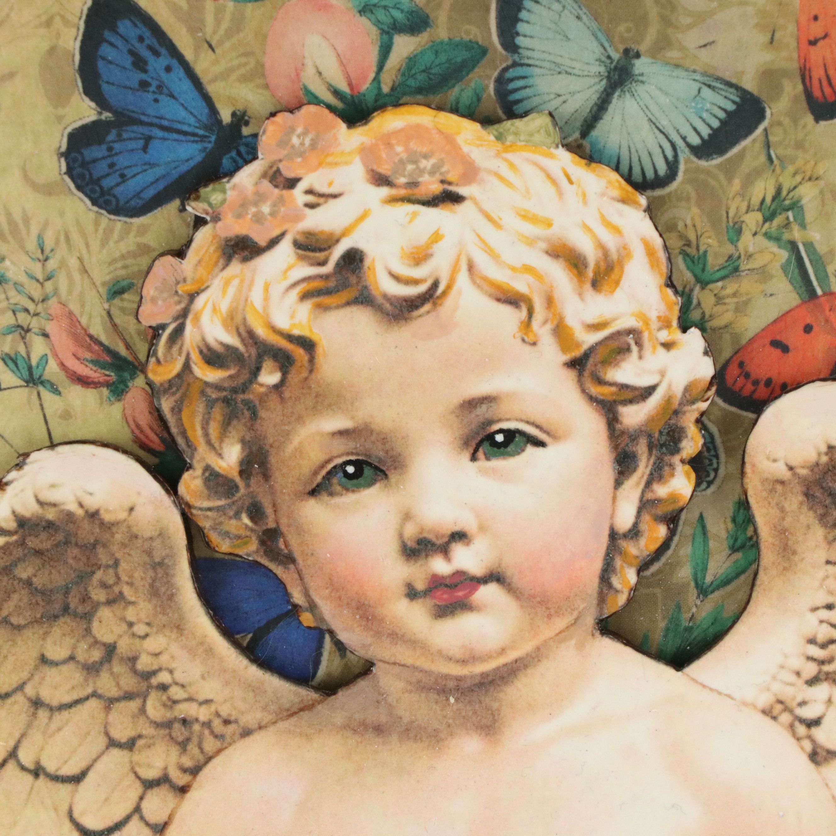 Deborah Kovacs-Sturdevant Mixed Media Assemblage "Cherub I"
