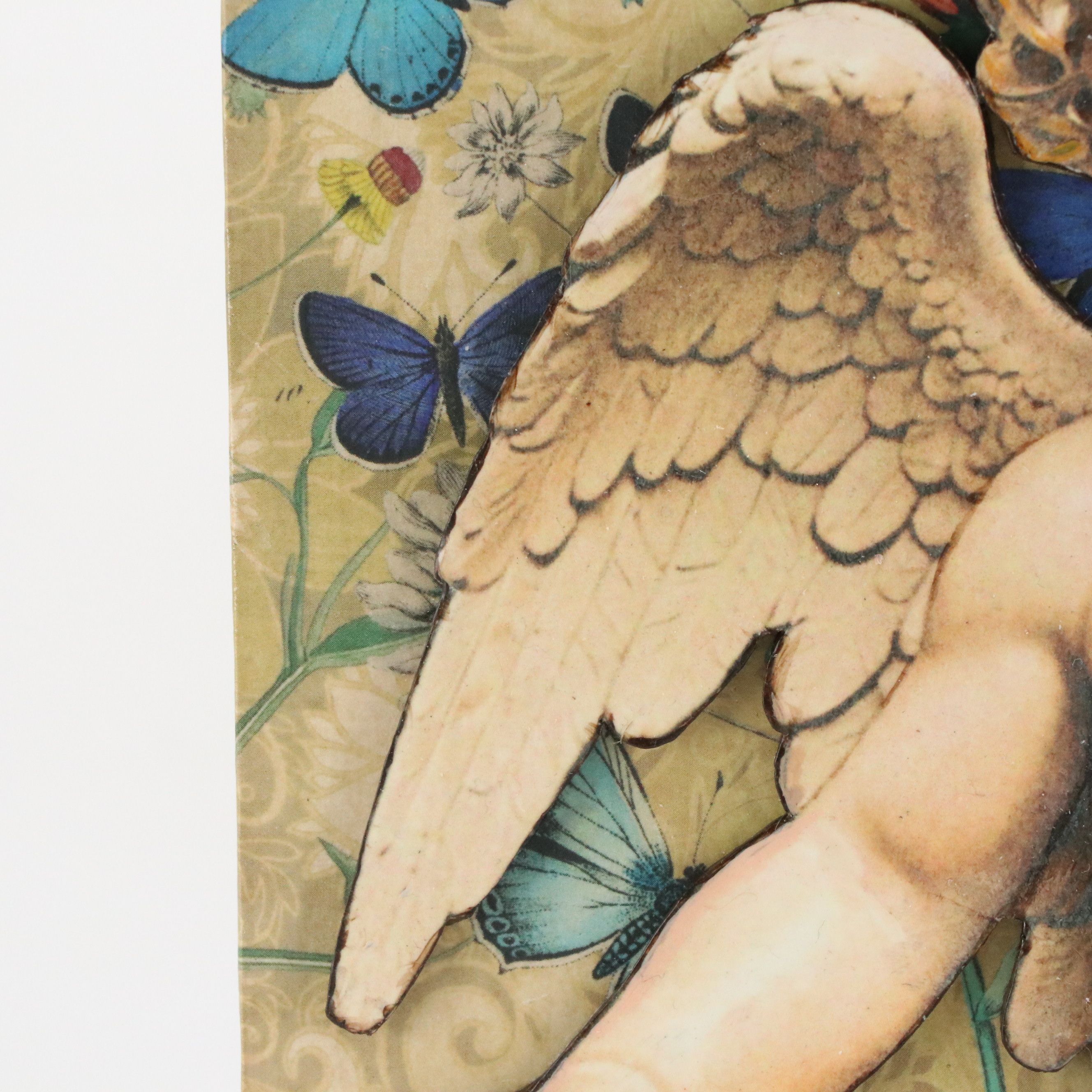 Deborah Kovacs-Sturdevant Mixed Media Assemblage "Cherub I"