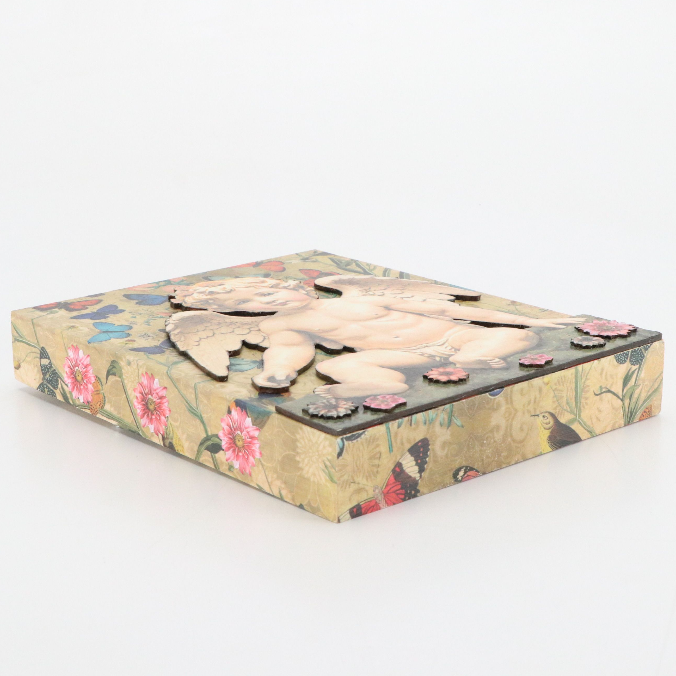 Deborah Kovacs-Sturdevant Mixed Media Assemblage "Cherub I"