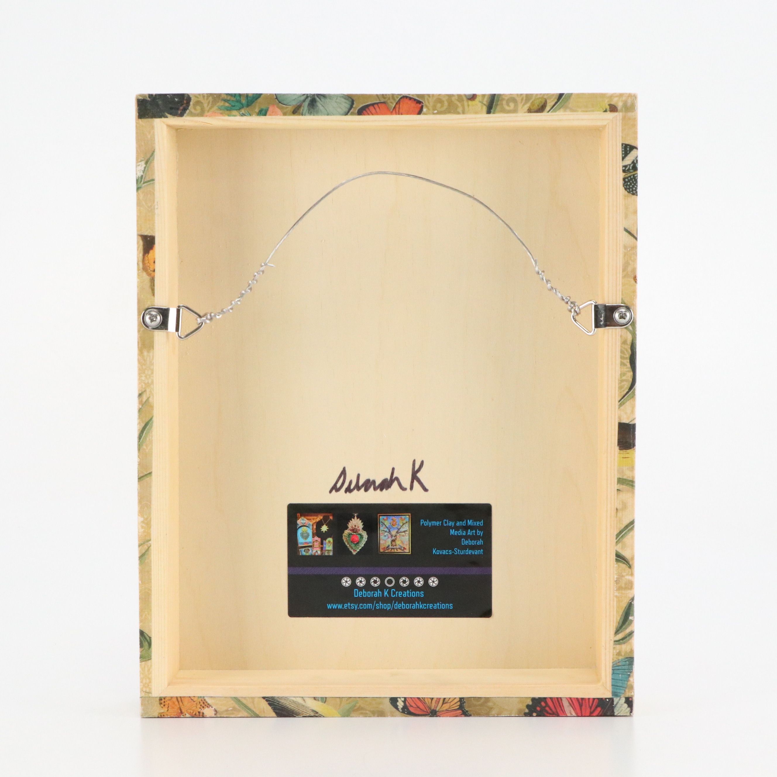 Deborah Kovacs-Sturdevant Mixed Media Assemblage "Cherub I"