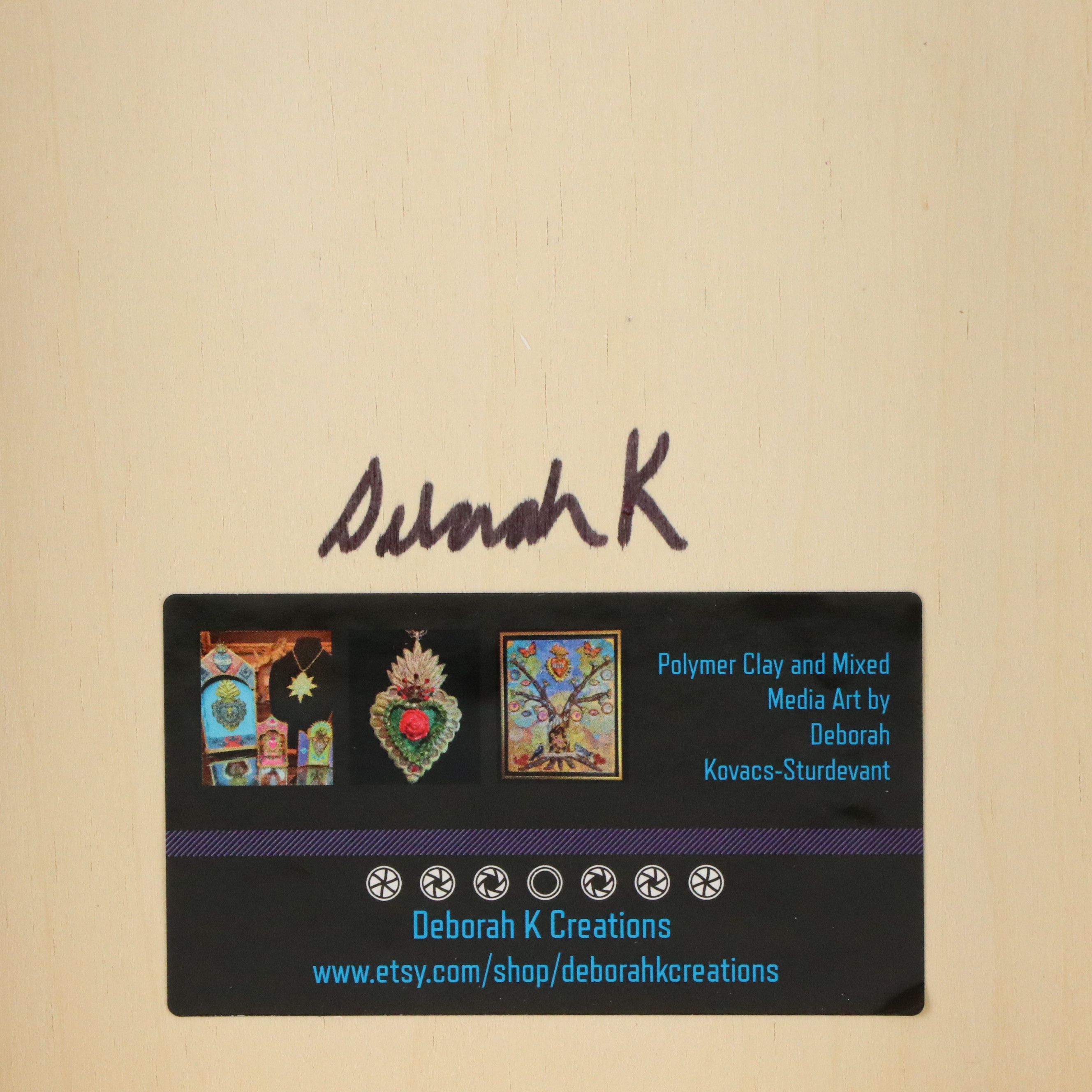 Deborah Kovacs-Sturdevant Mixed Media Assemblage "Cherub I"